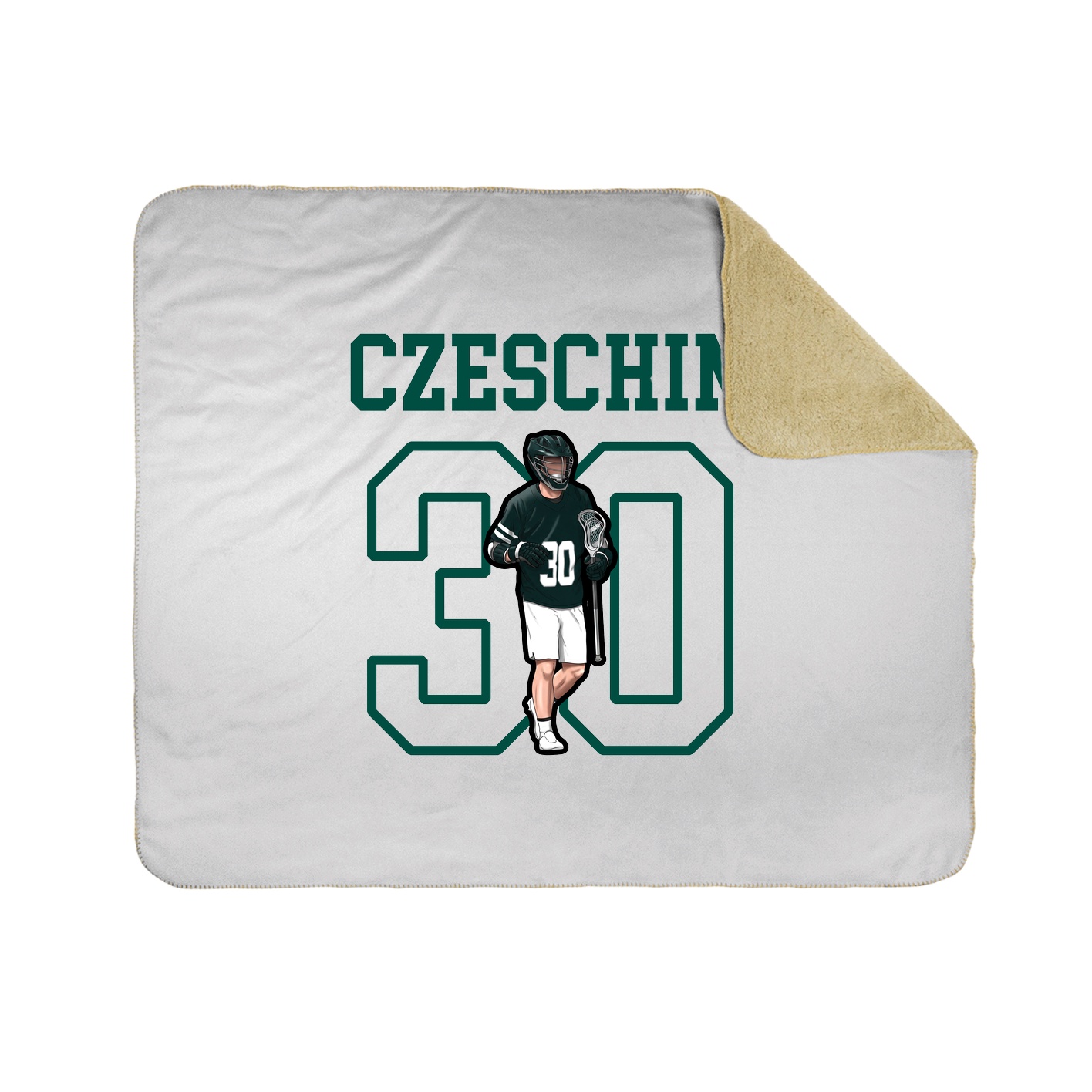 Throw Blanket — Shirsey in White