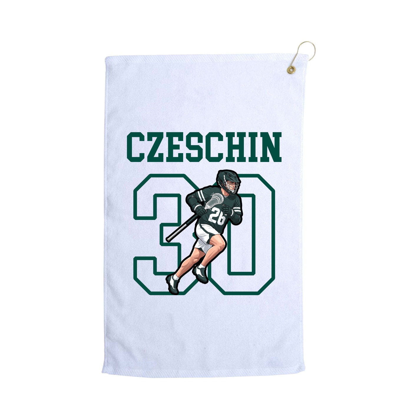Golf Towel — Shirsey in White