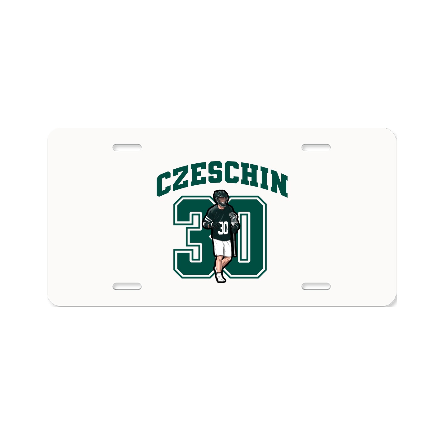 License Plate — Number in Classic