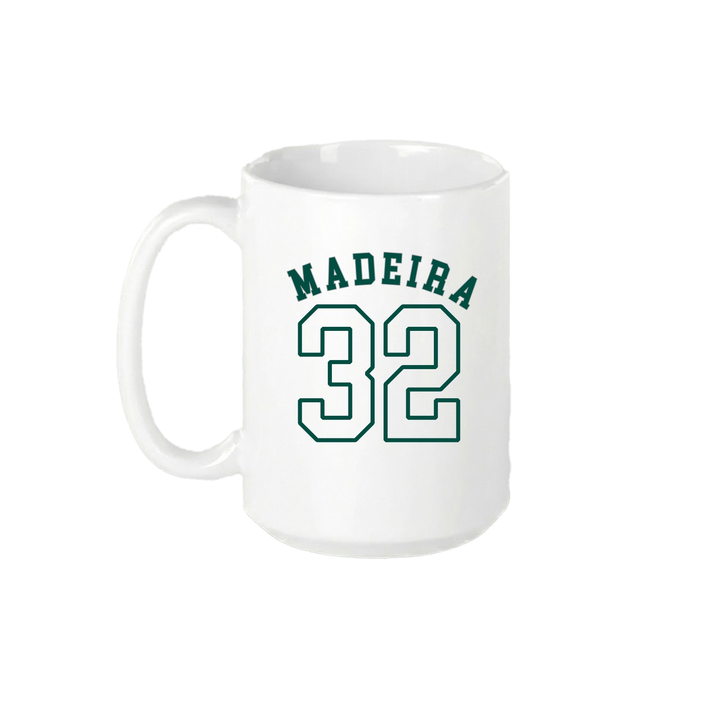 15oz Coffee Mug — Shirsey Arch in White