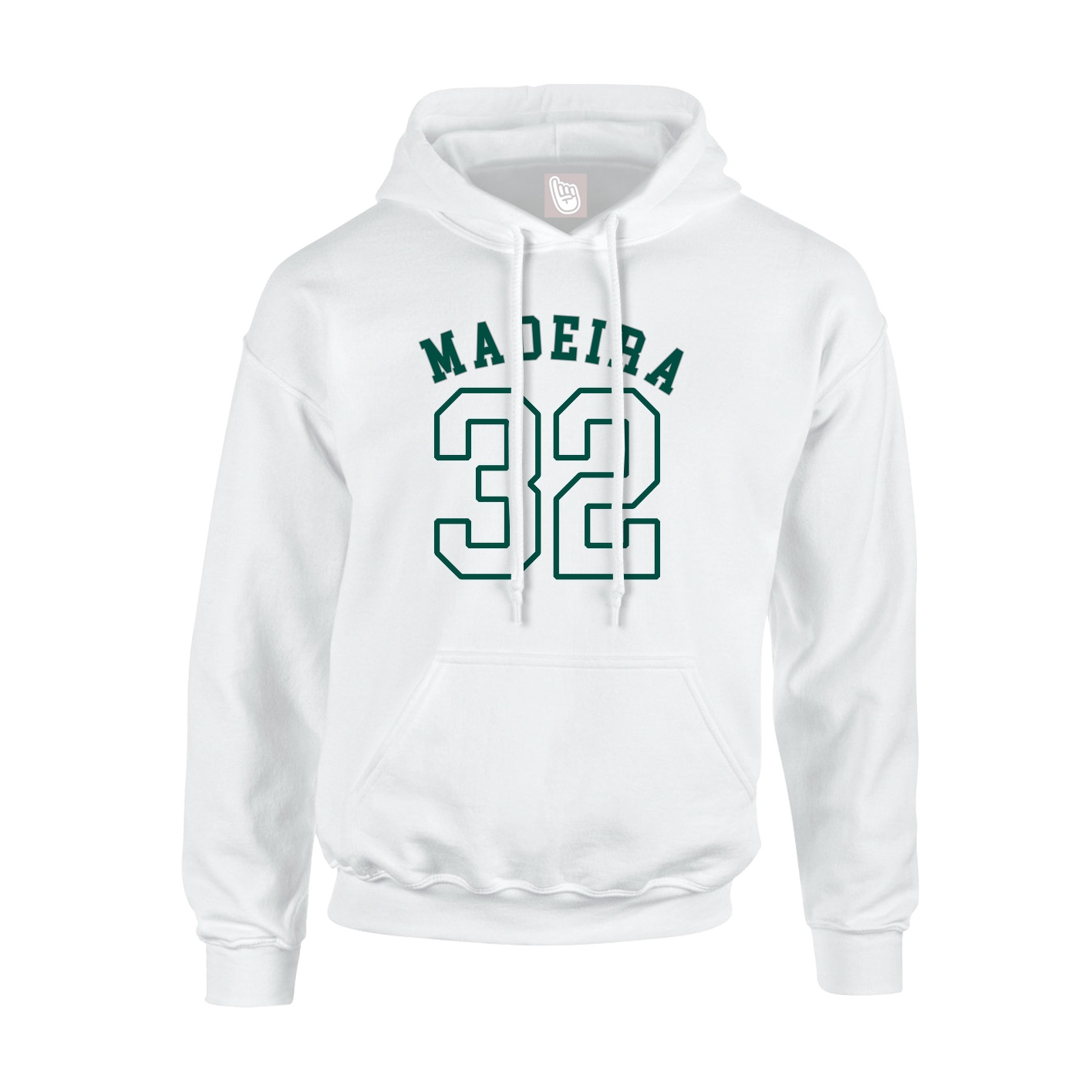 Youth Hoodie — Shirsey Arch in White