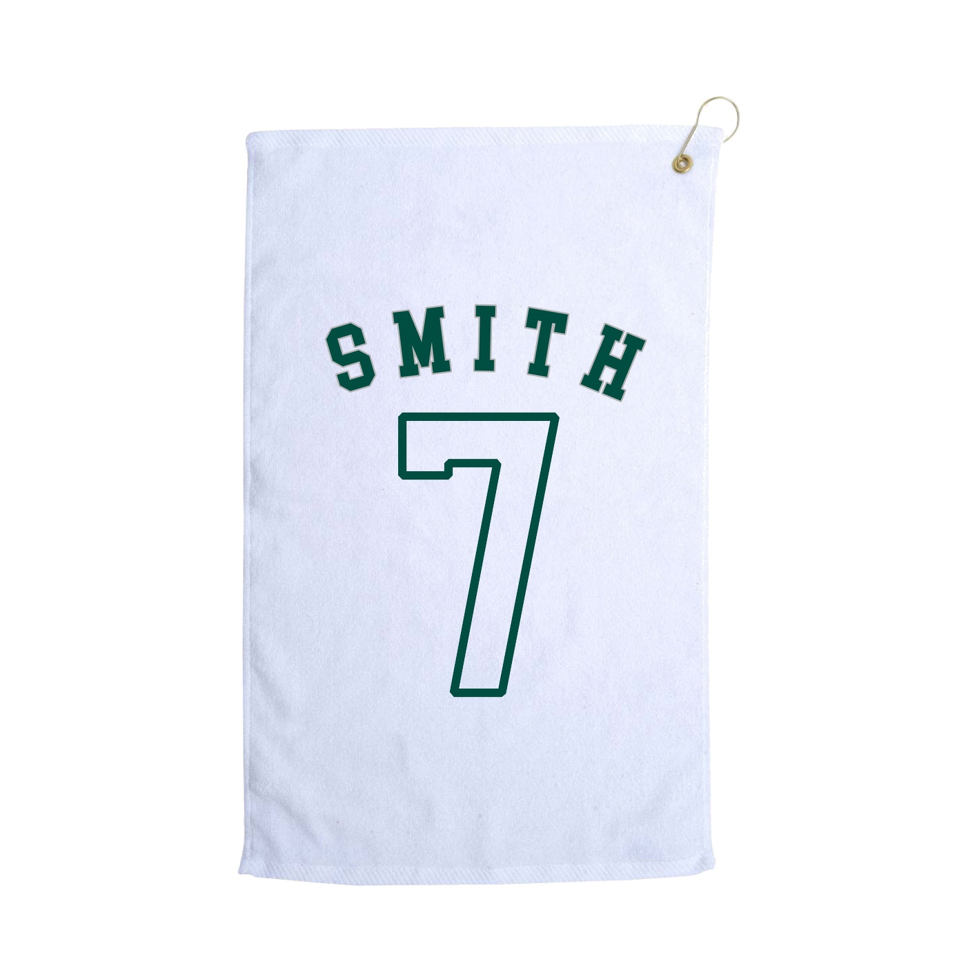 Golf Towel — Shirsey Arch in White