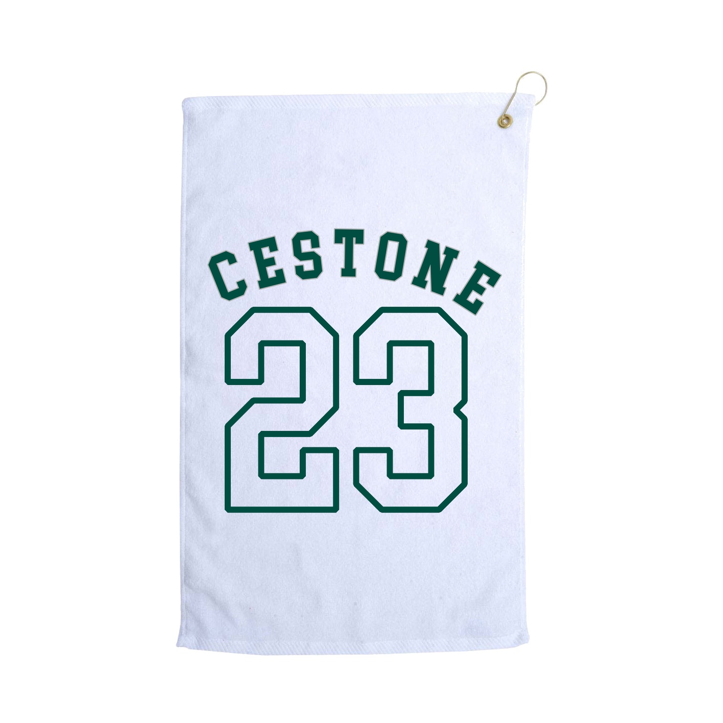 Golf Towel — Shirsey Arch in White