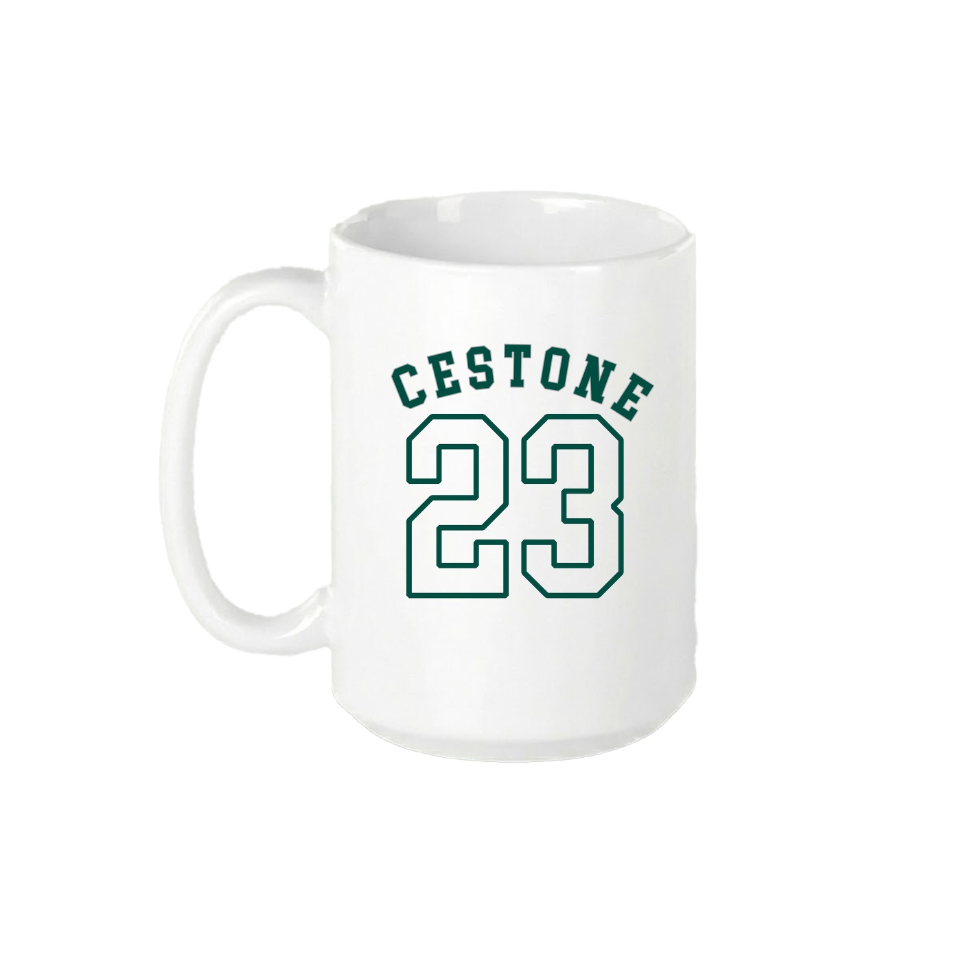 15oz Coffee Mug — Shirsey Arch in White