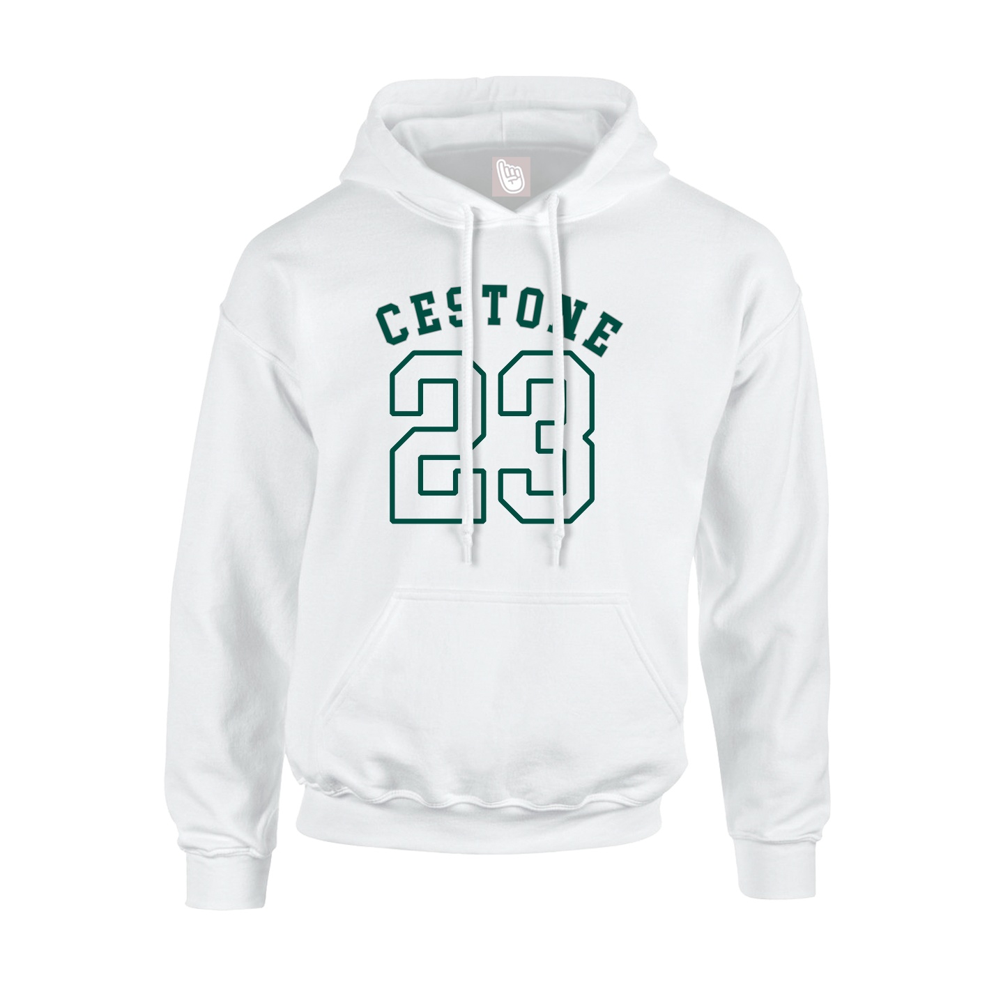 Youth Hoodie — Shirsey Arch in White