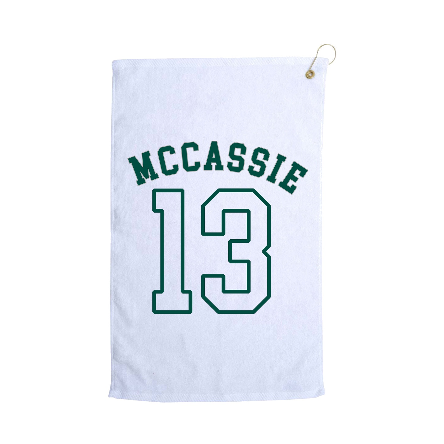 Golf Towel — Shirsey Arch in White