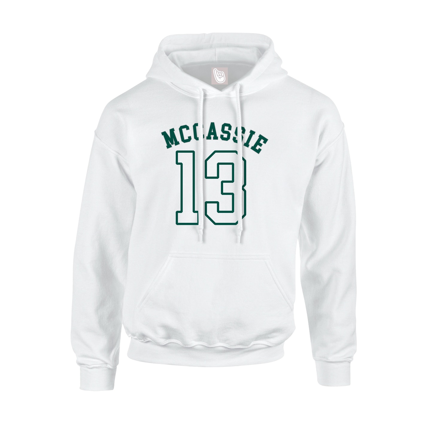 Hoodie — Shirsey Arch in White