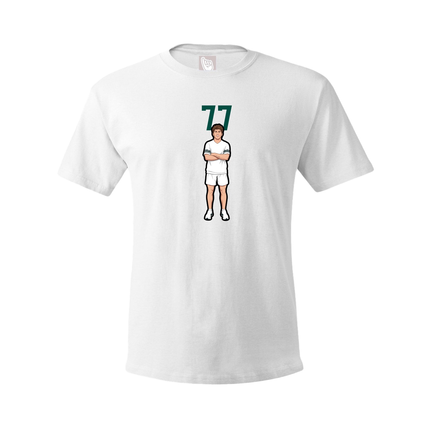Tee — Number Top in White