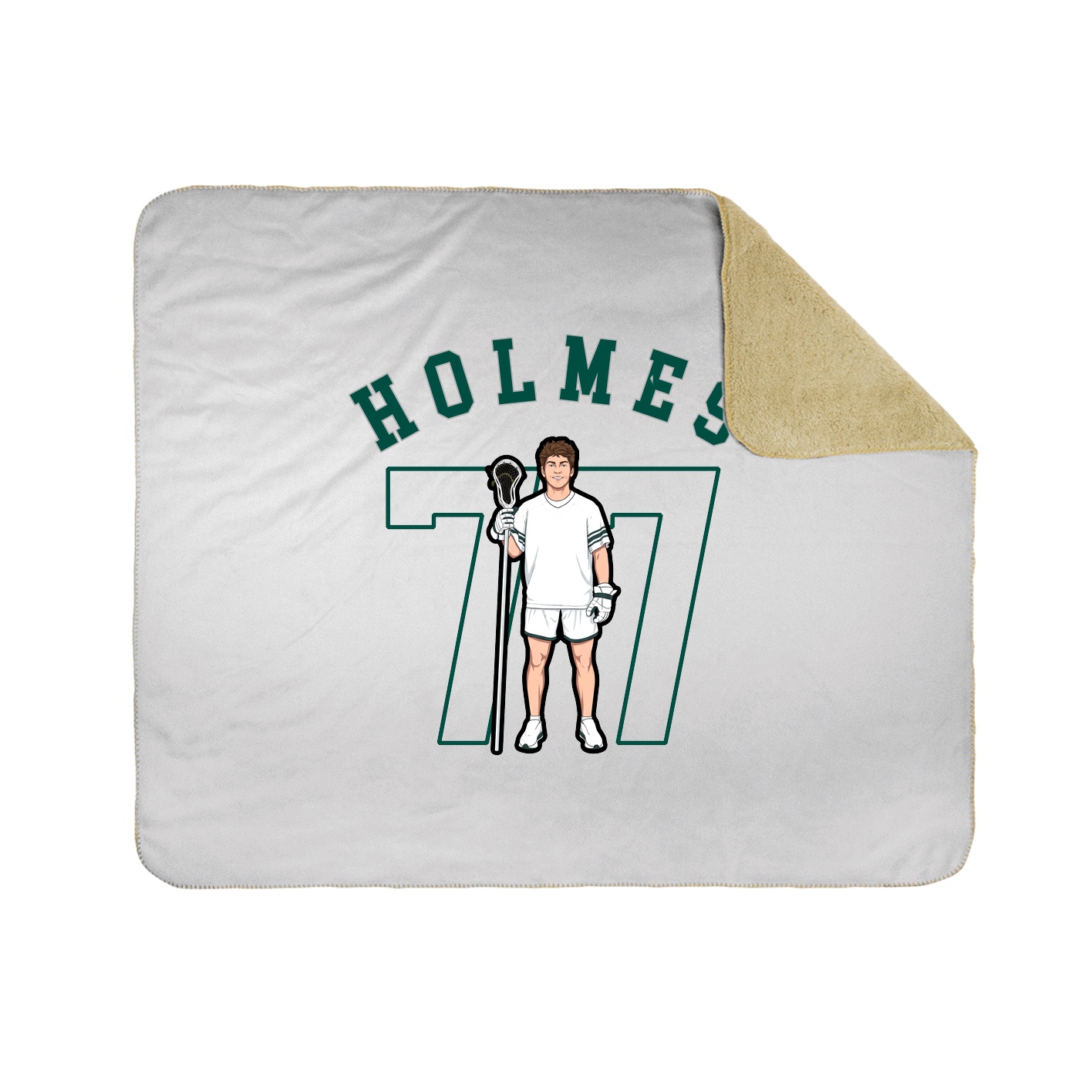 Throw Blanket — Shirsey Arch in White