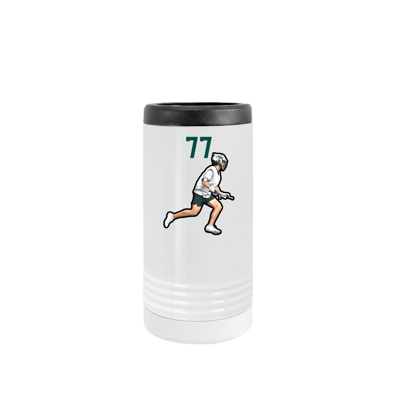 Slim Beverage Holder — Number Top in White