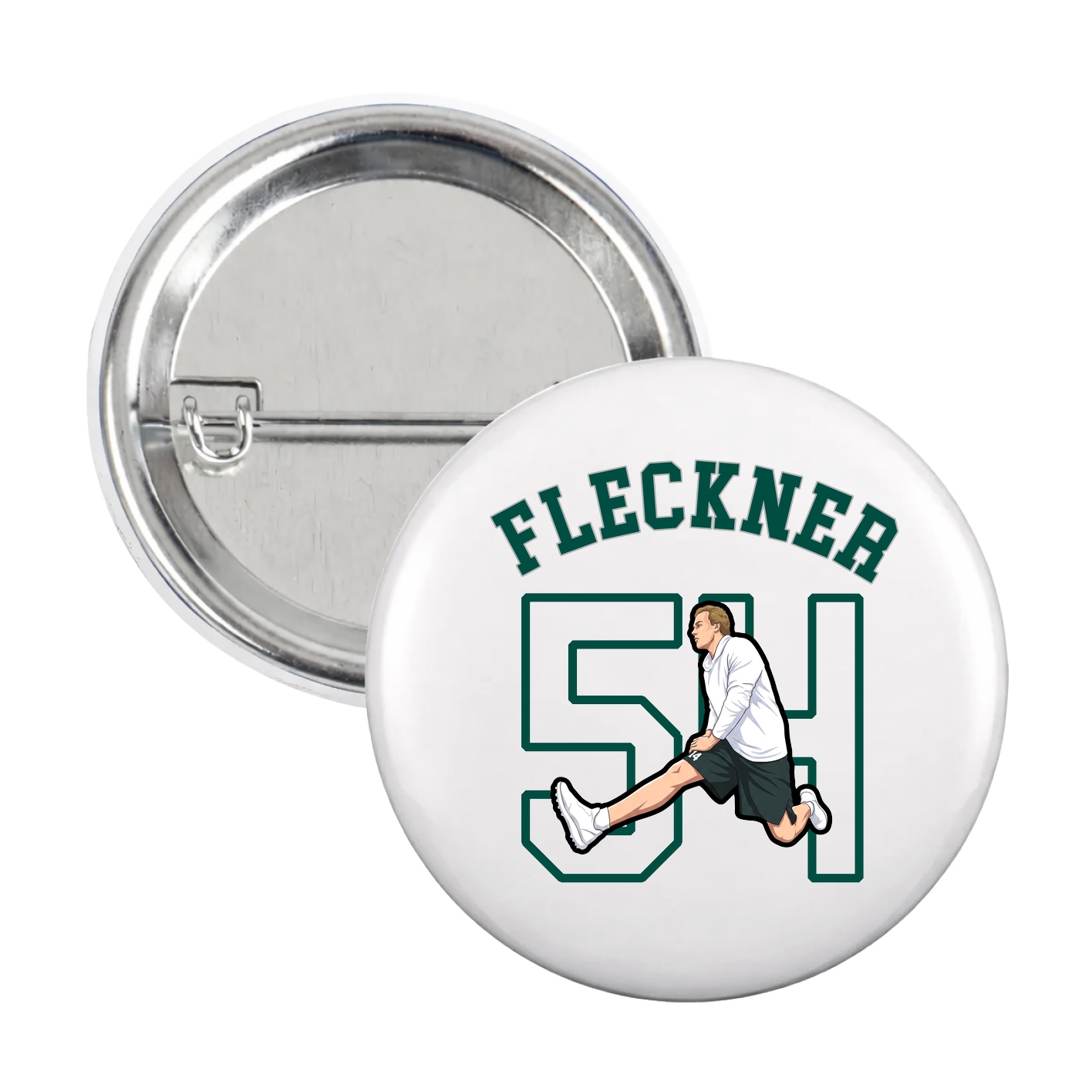 Game Day Button — Shirsey Arch in White