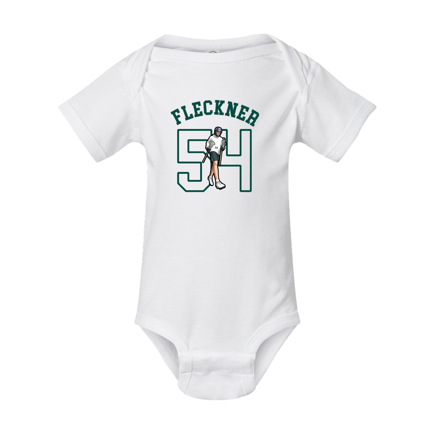 Baby Onesie — Shirsey Arch in White