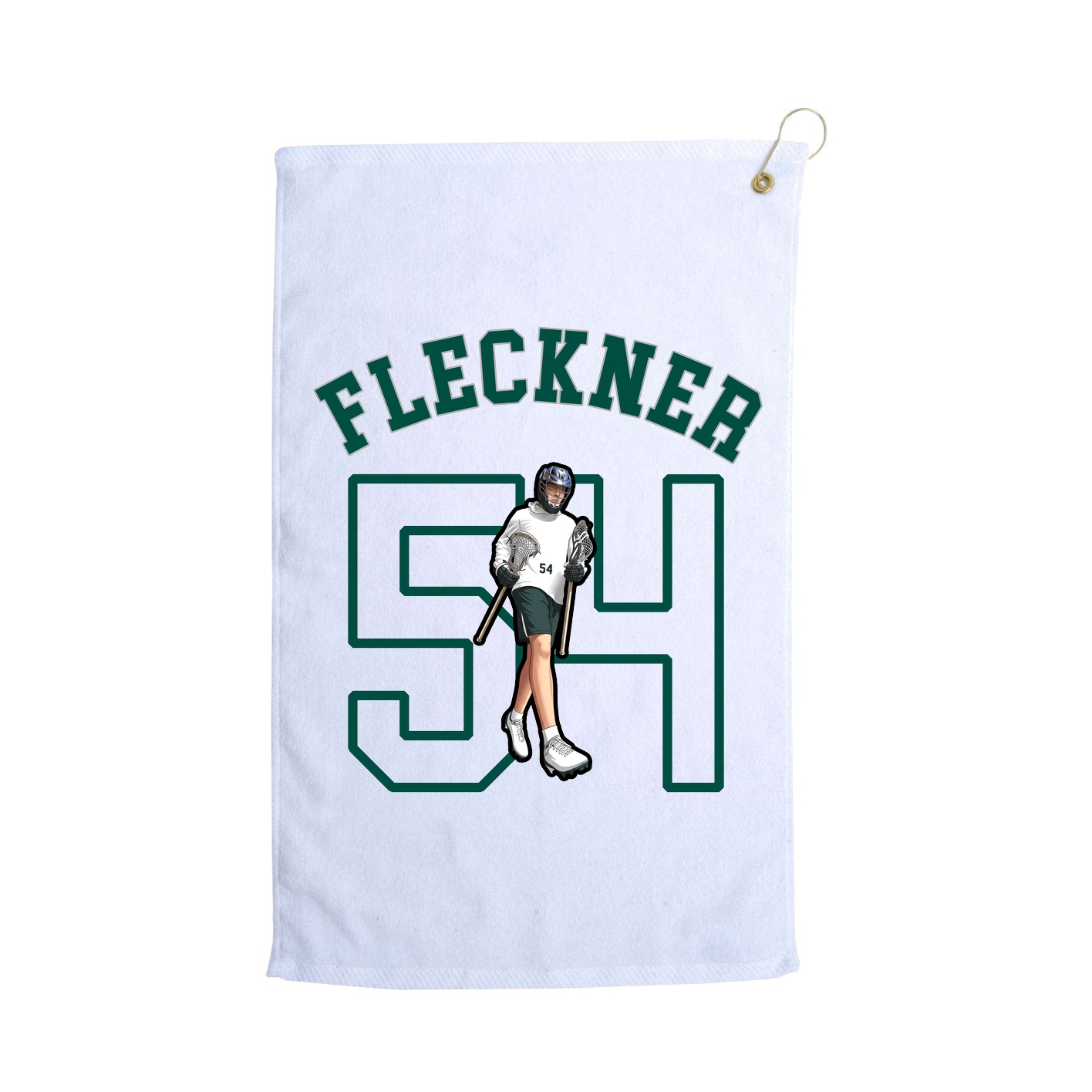 Golf Towel — Shirsey Arch in White