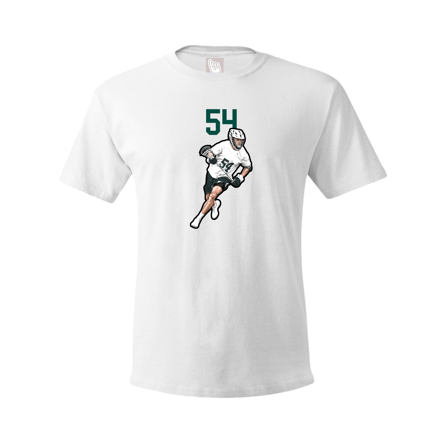 Tee — Number Top in White