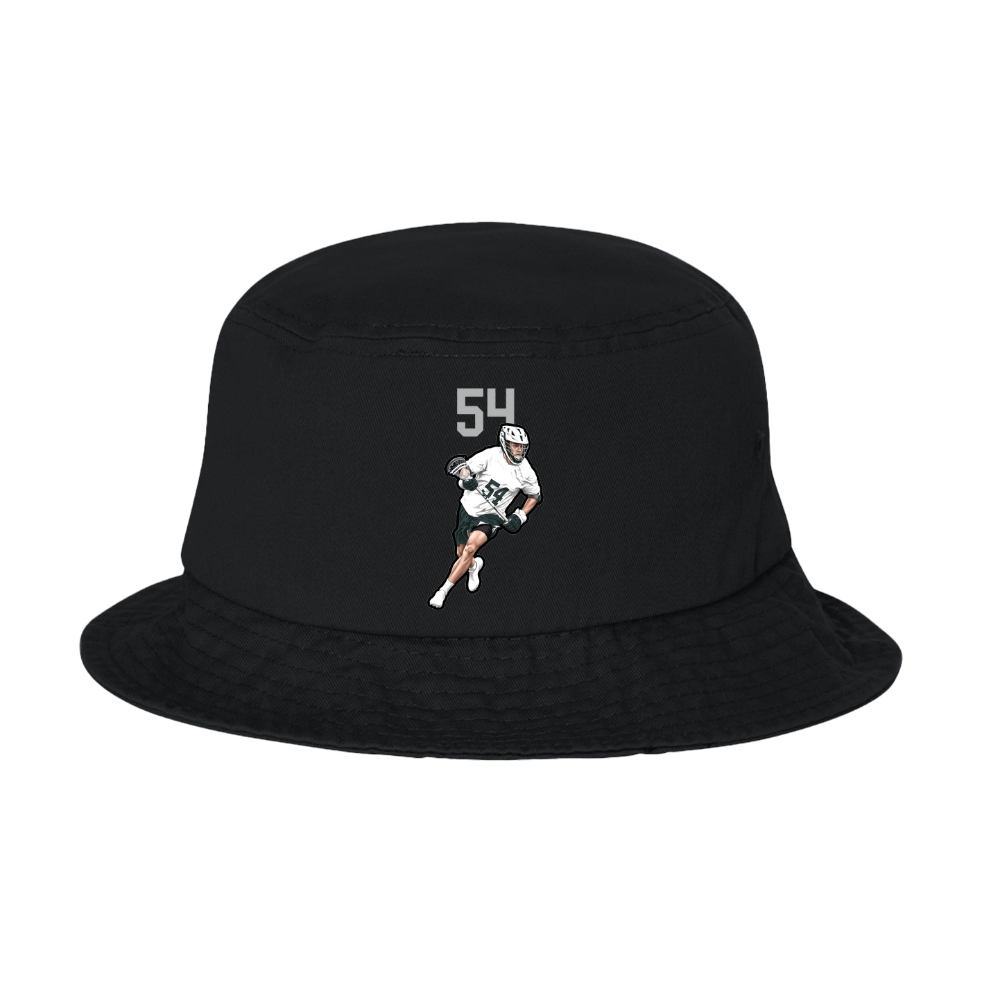 Bucket Cap — Number Top in Black