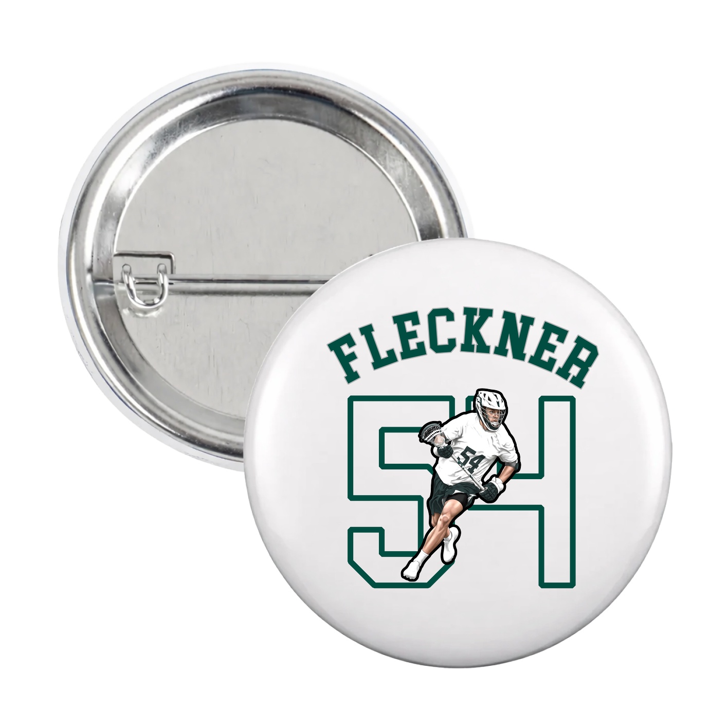 Game Day Button — Shirsey Arch in White