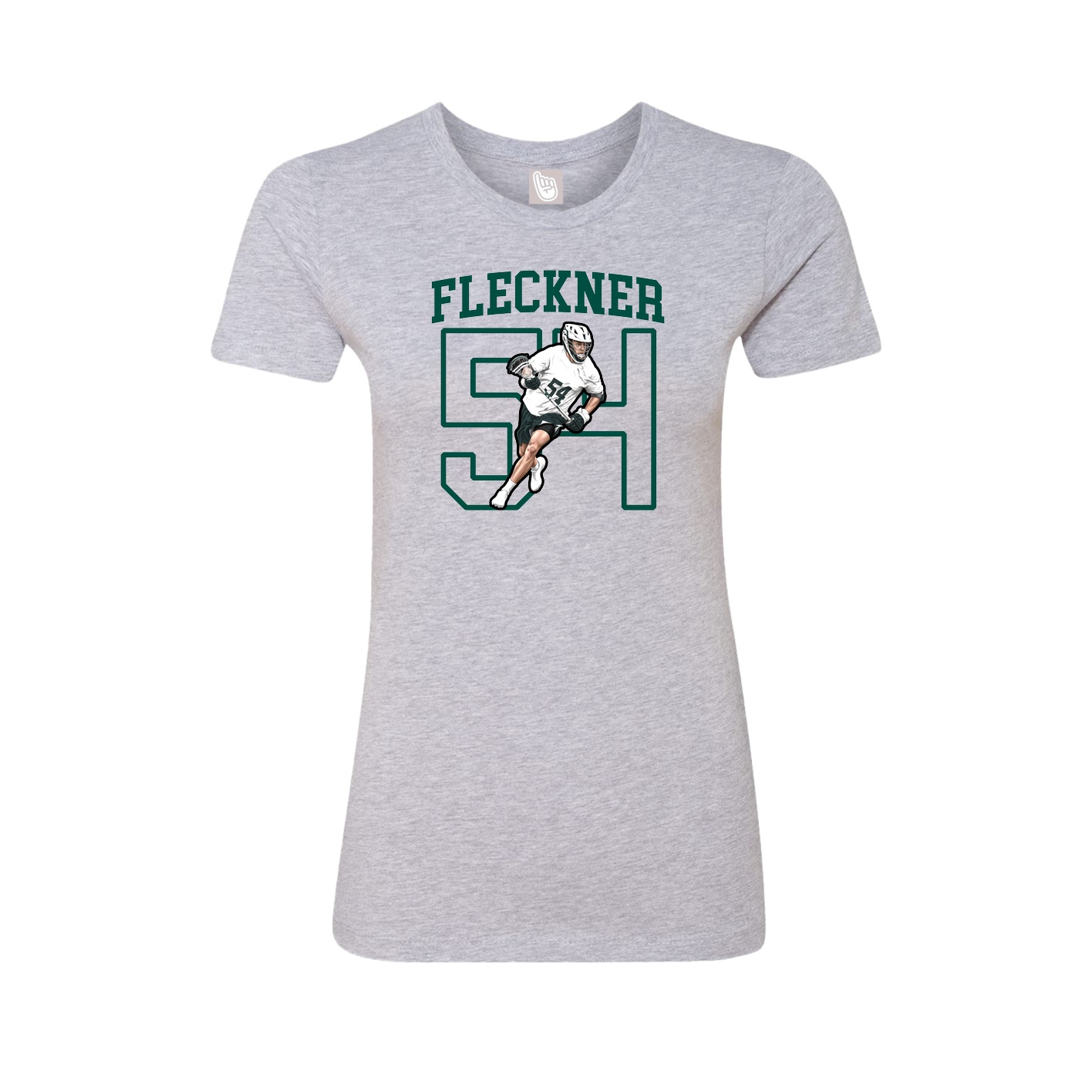 Fitted Women's Tee — Shirsey in Grey