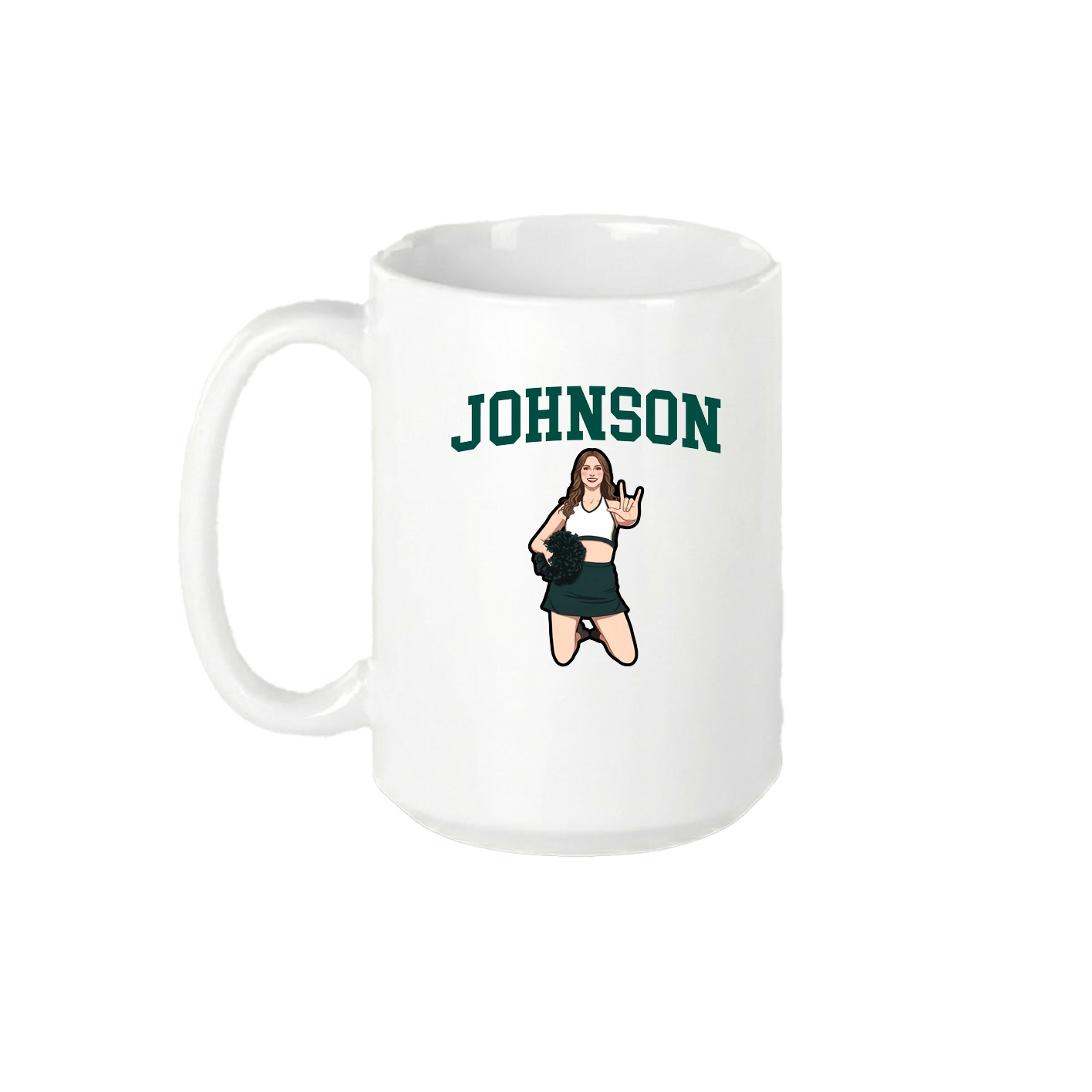 15oz Coffee Mug — Shirsey in White