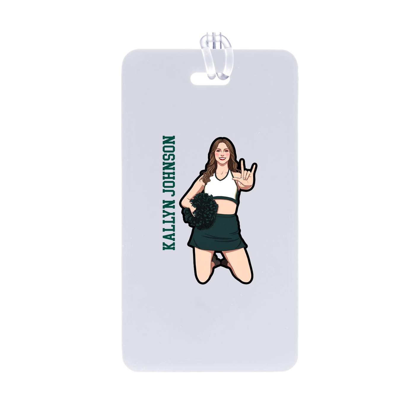 Bag Tag — Name Vertical in Classic
