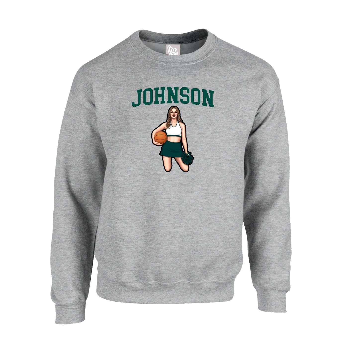 Fleece Crew — Shirsey in Grey