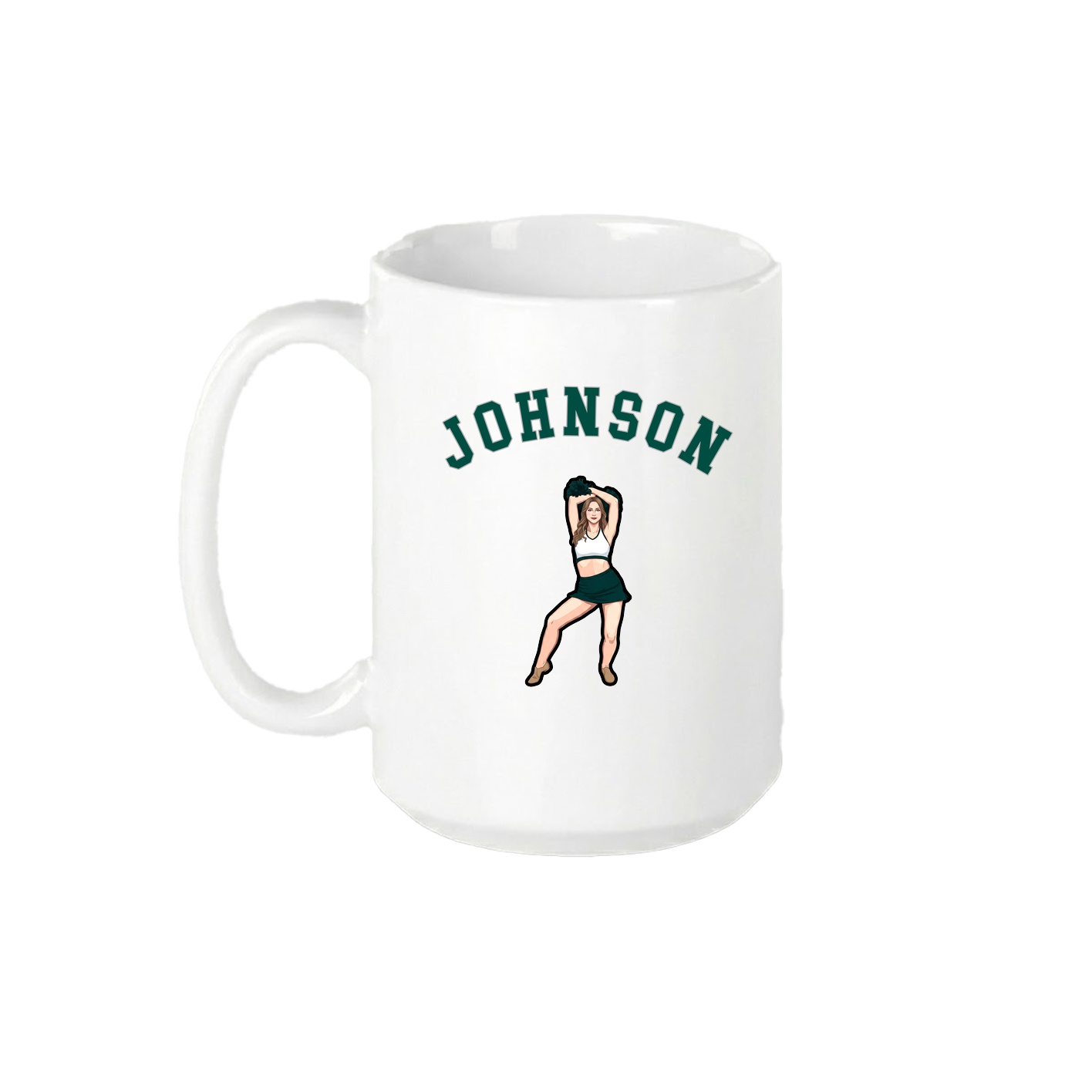 15oz Coffee Mug — Shirsey Arch in White