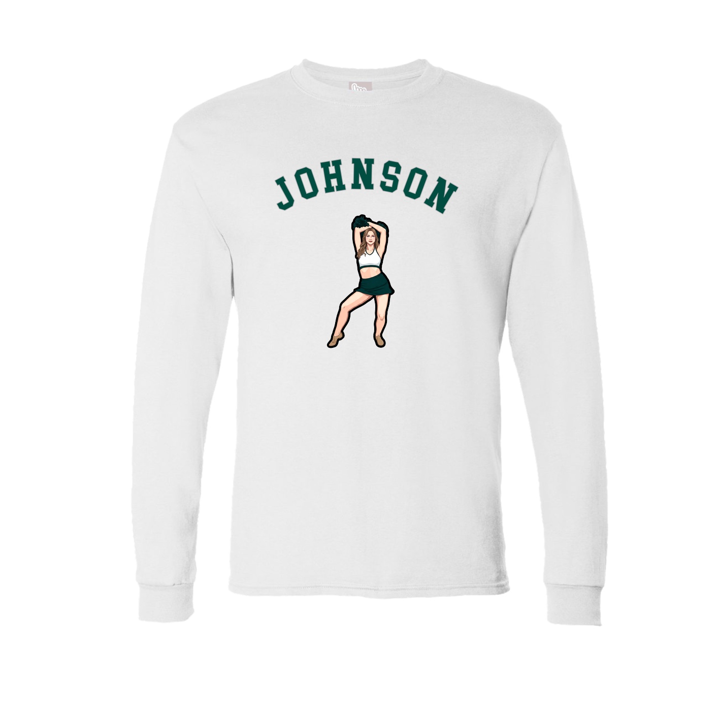 Long Sleeve Tee — Shirsey Arch in White