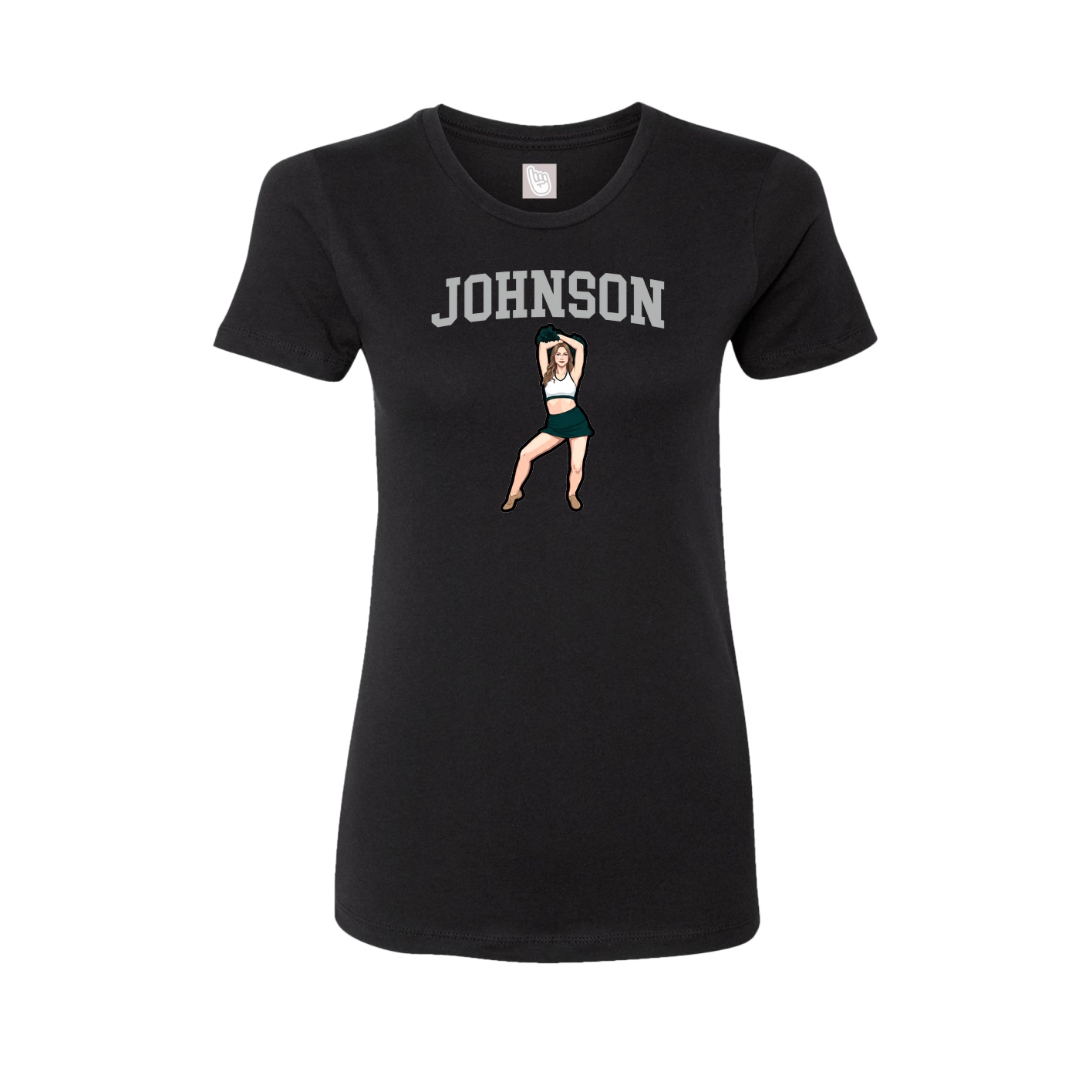 Fitted Women's Tee — Shirsey in Black