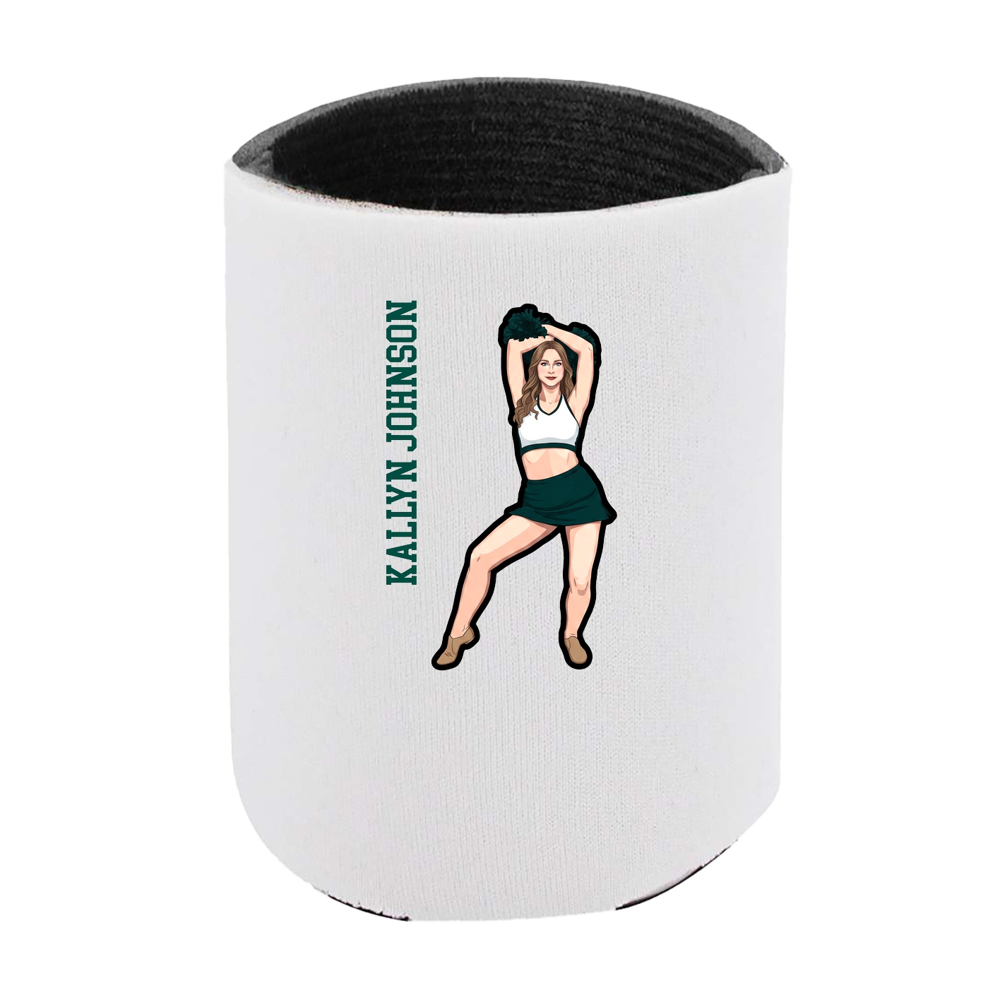 Can Holder — Name Vertical in White