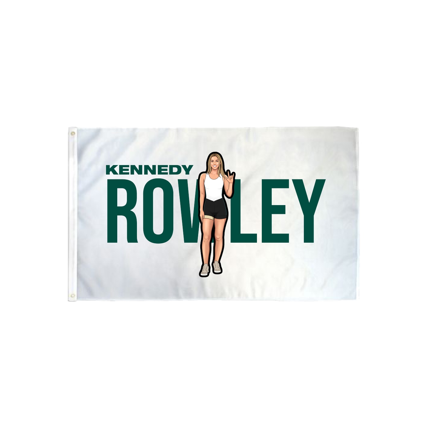 3x5 Flag — Player Name in Classic