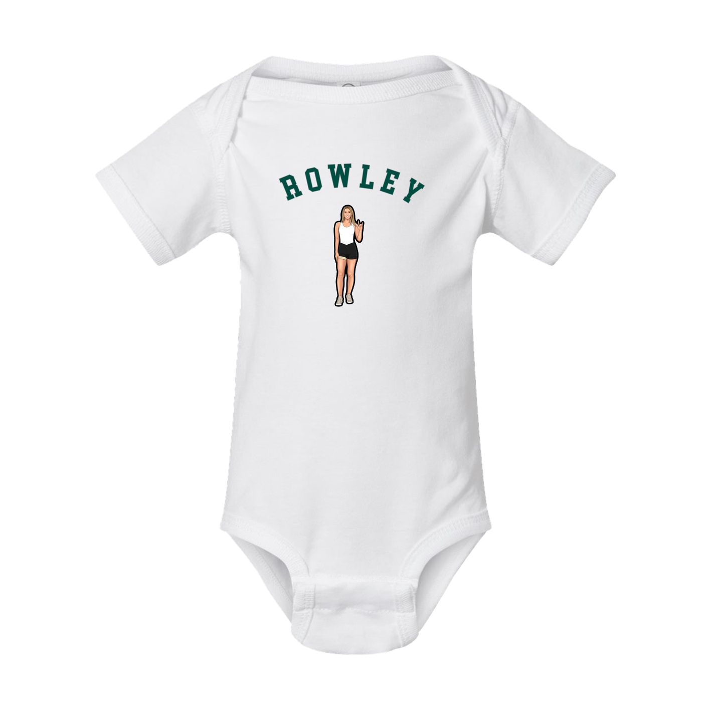 Baby Onesie — Shirsey Arch in White