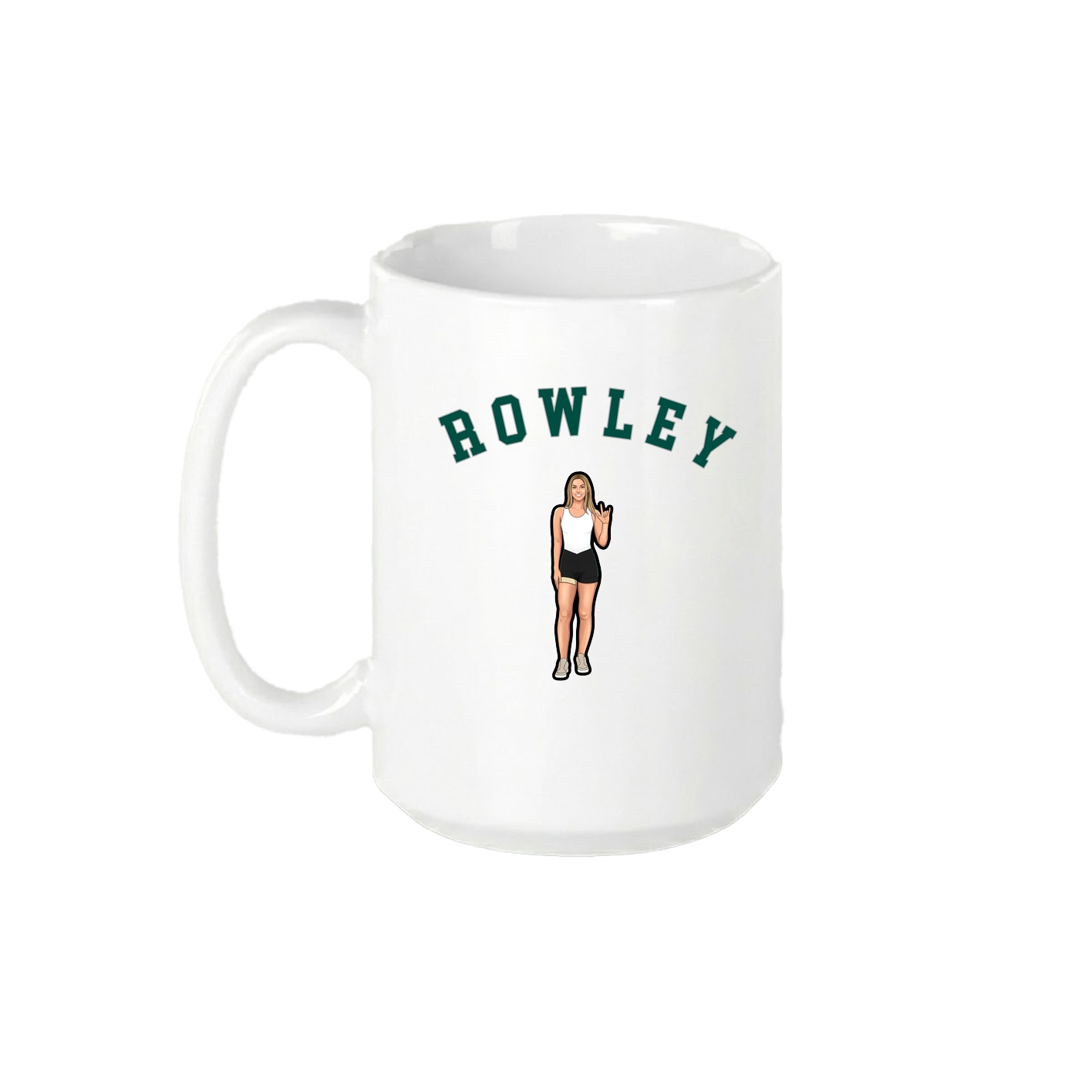 15oz Coffee Mug — Shirsey Arch in White