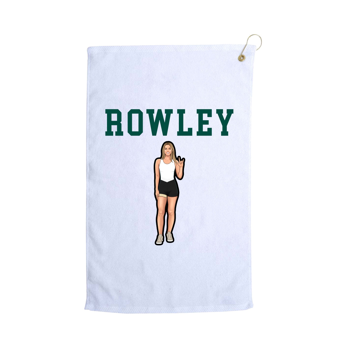 Golf Towel — Shirsey in White