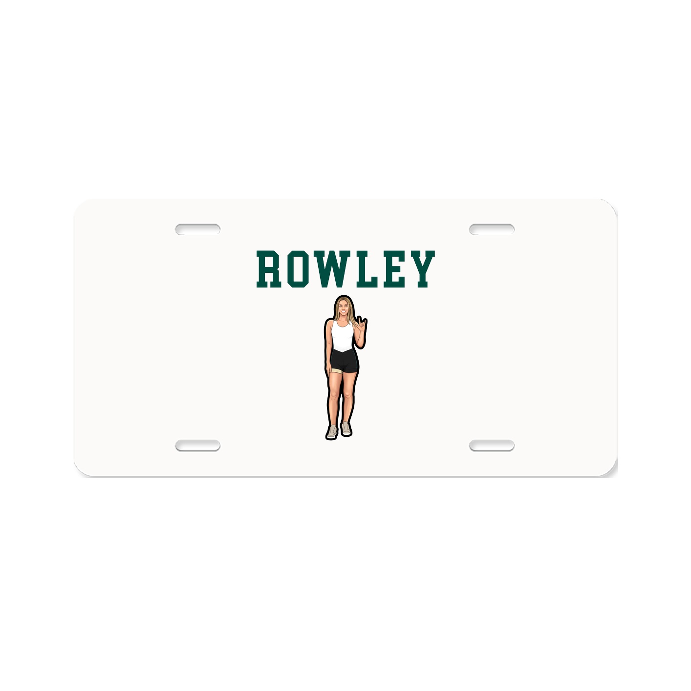 License Plate — Shirsey in Classic