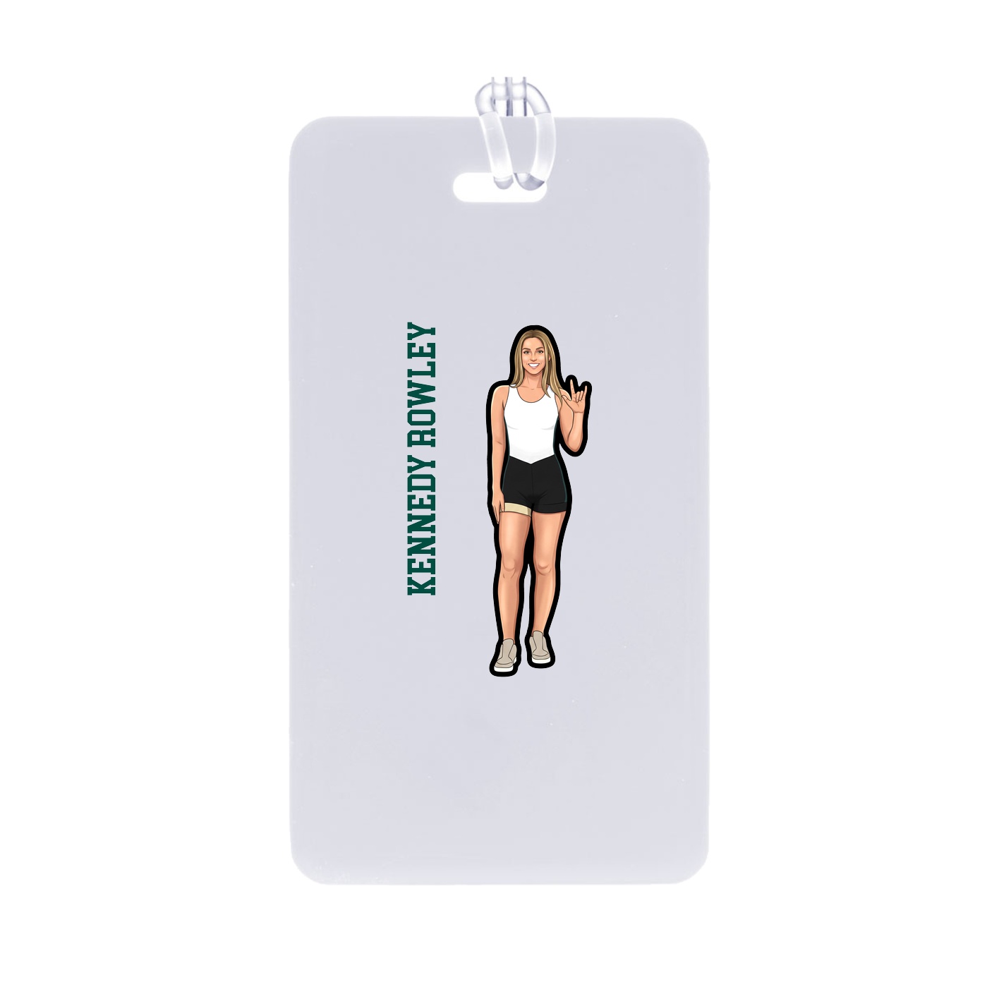 Bag Tag — Name Vertical in Classic