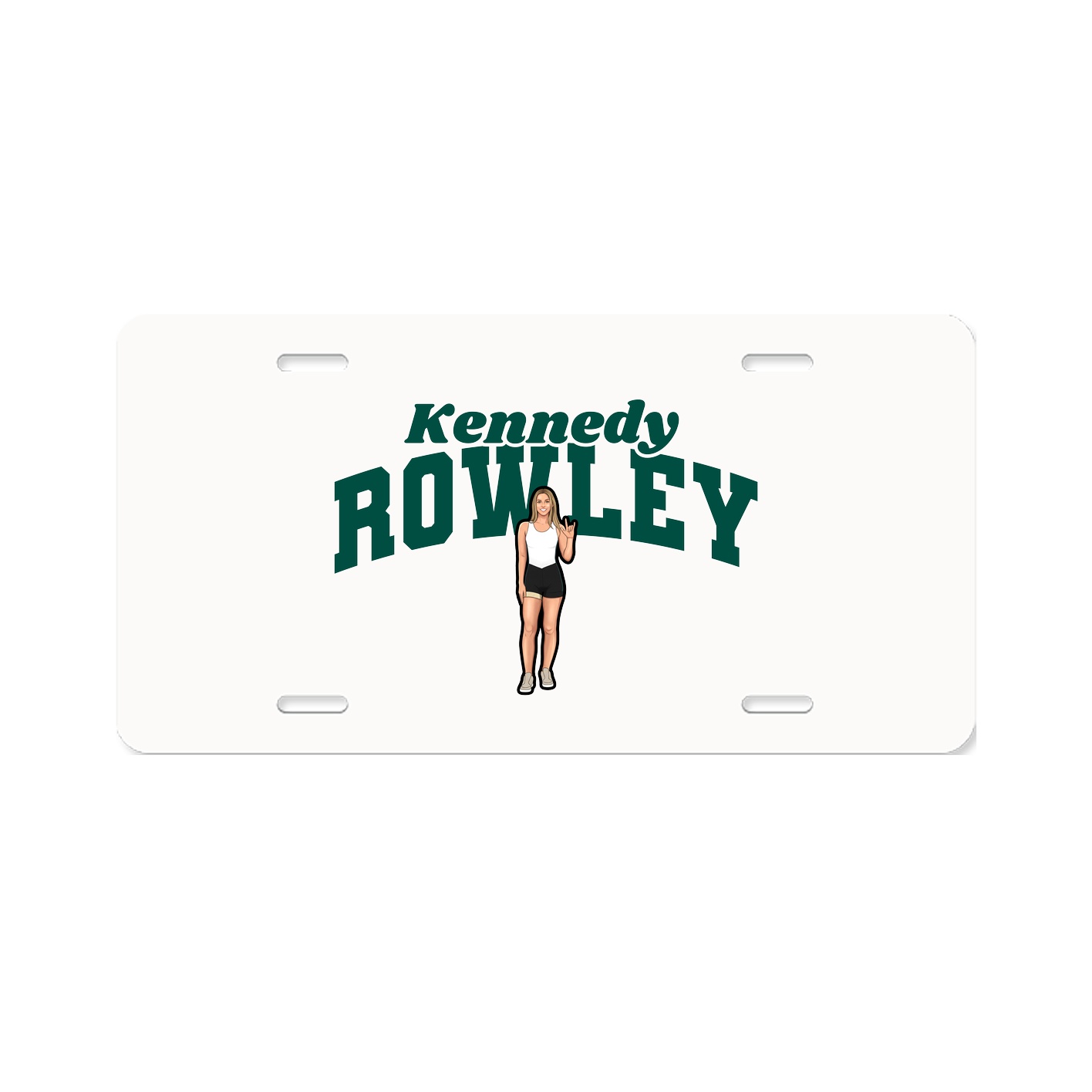 License Plate — Signature Arch in Classic