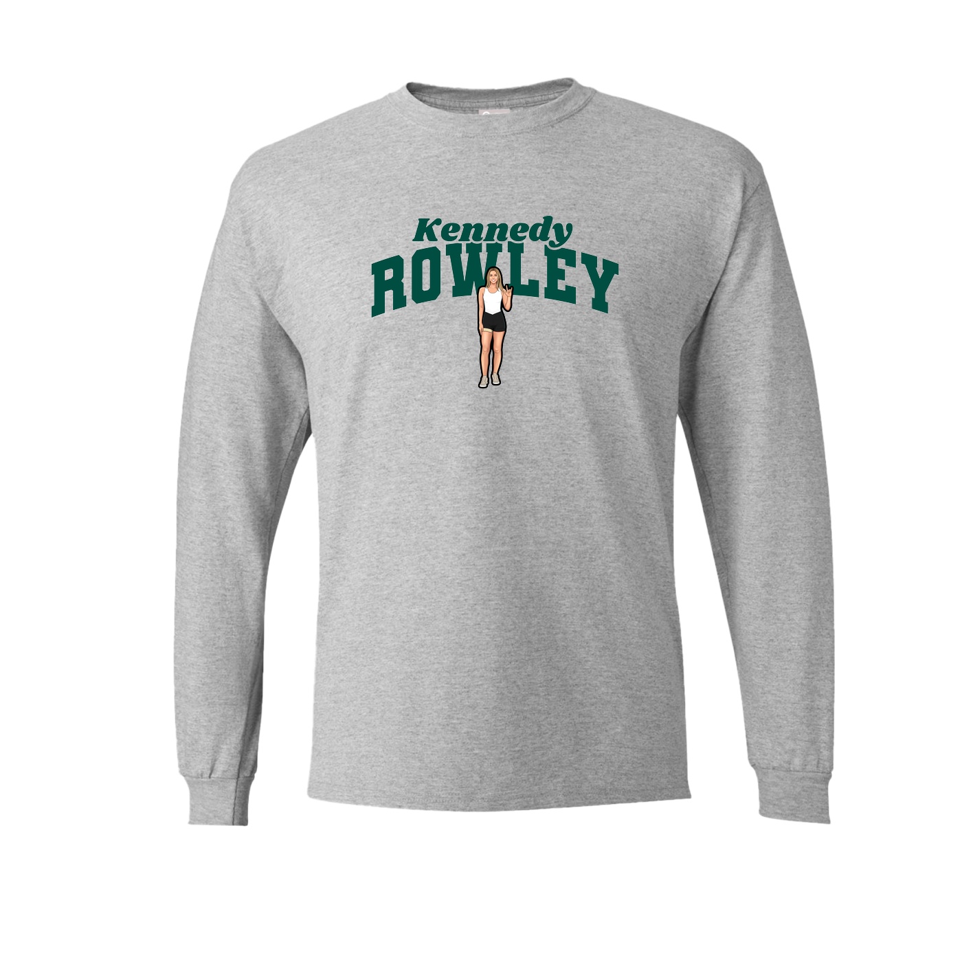 Long Sleeve Tee — Signature Arch in Grey