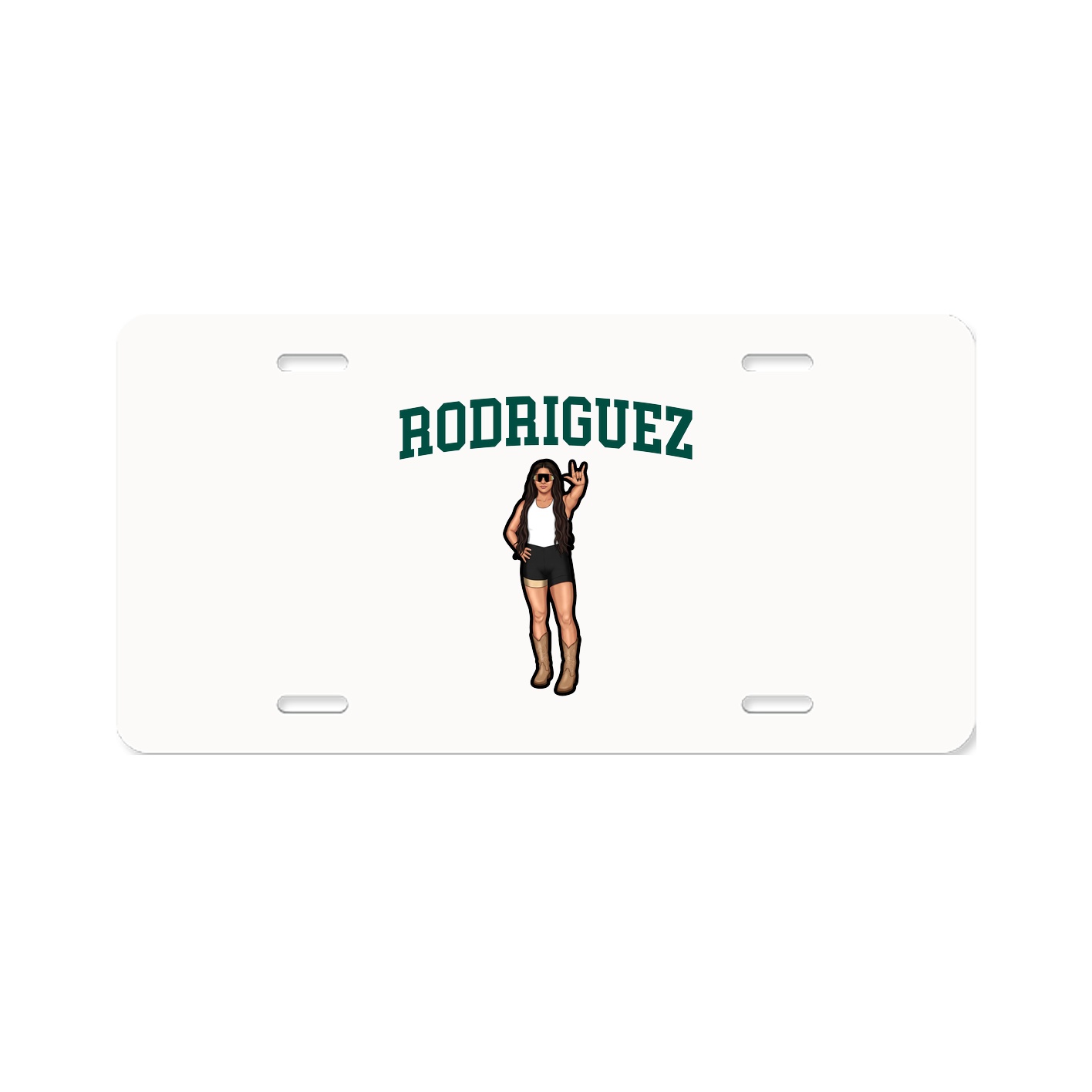 License Plate — Shirsey in Classic