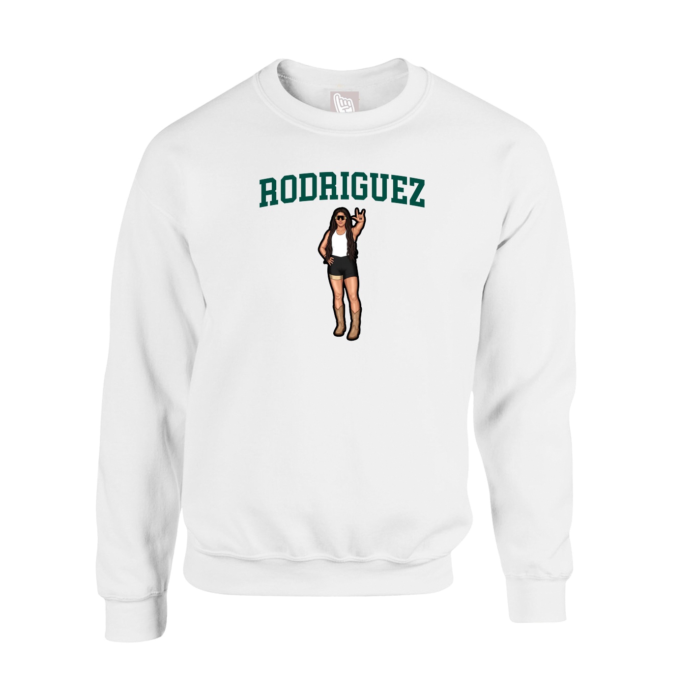 Fleece Crew — Shirsey in White
