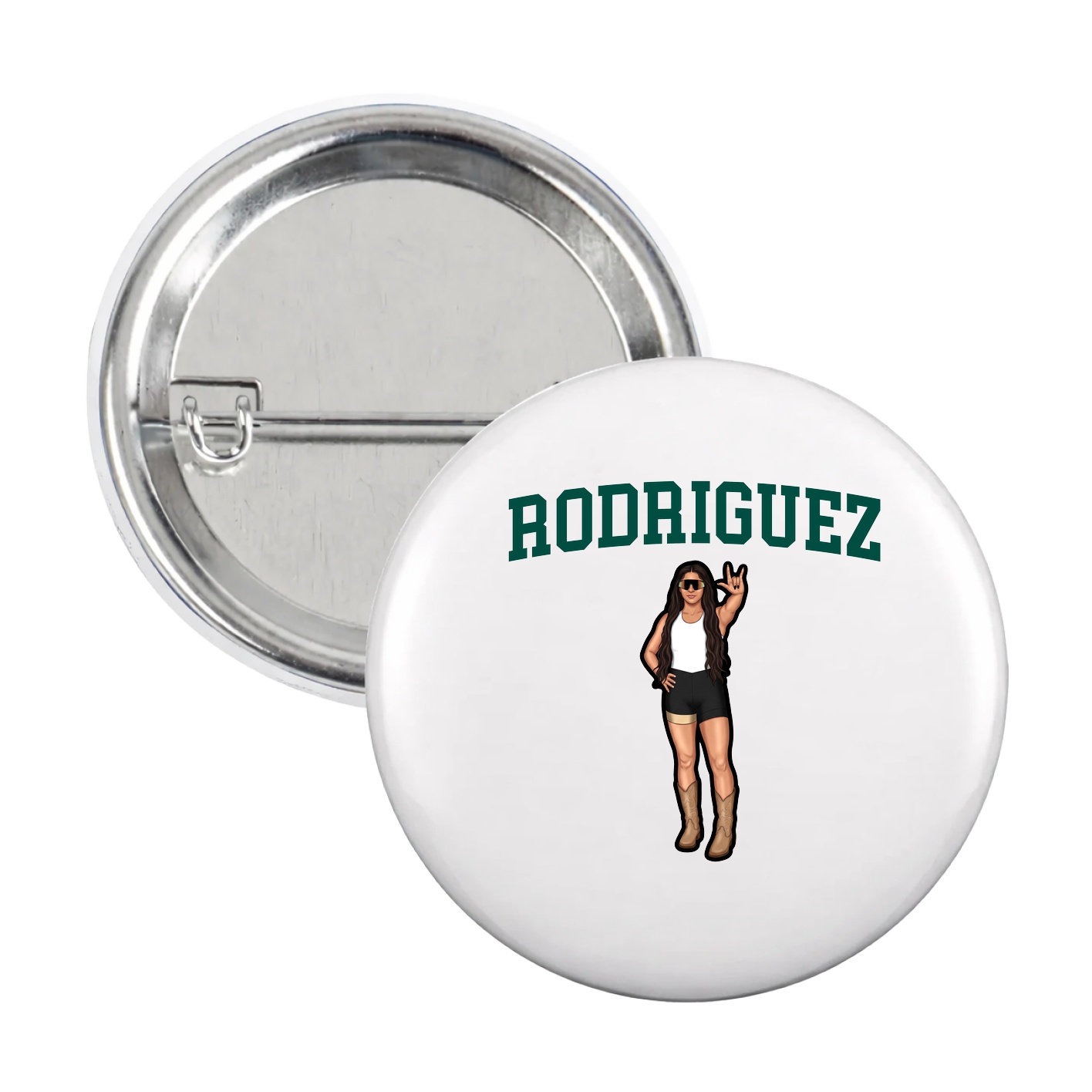 Game Day Button — Shirsey in White