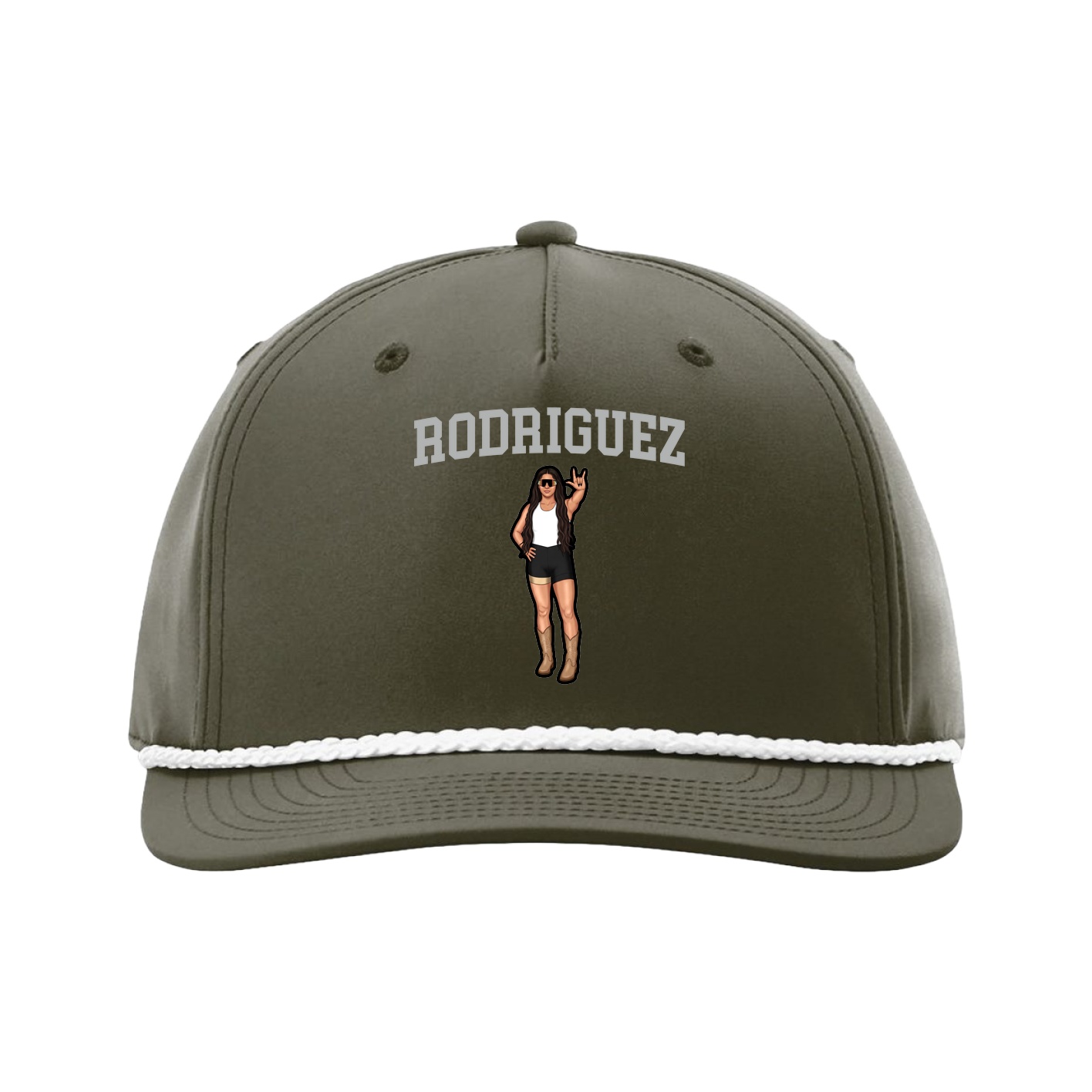 Five-Panel Classic Rope Cap — Shirsey in Green