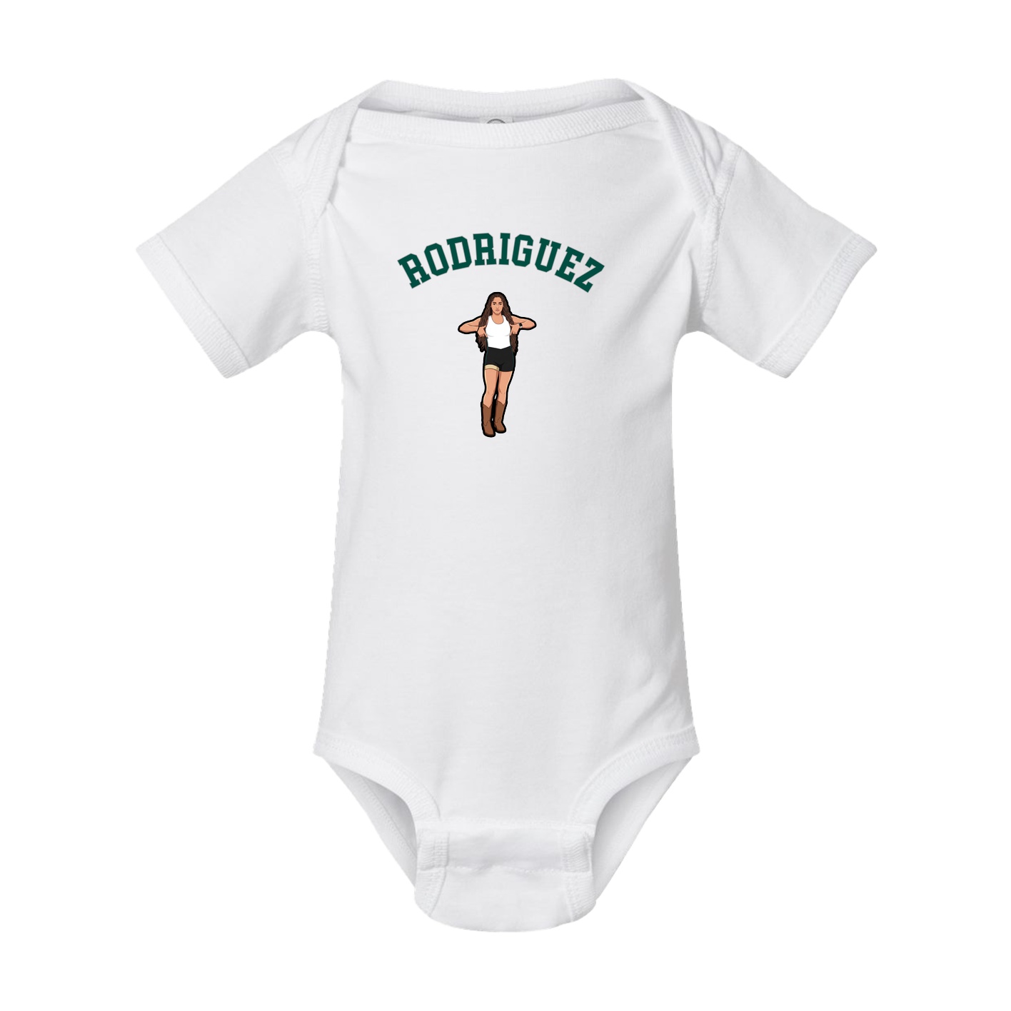 Baby Onesie — Shirsey Arch in White