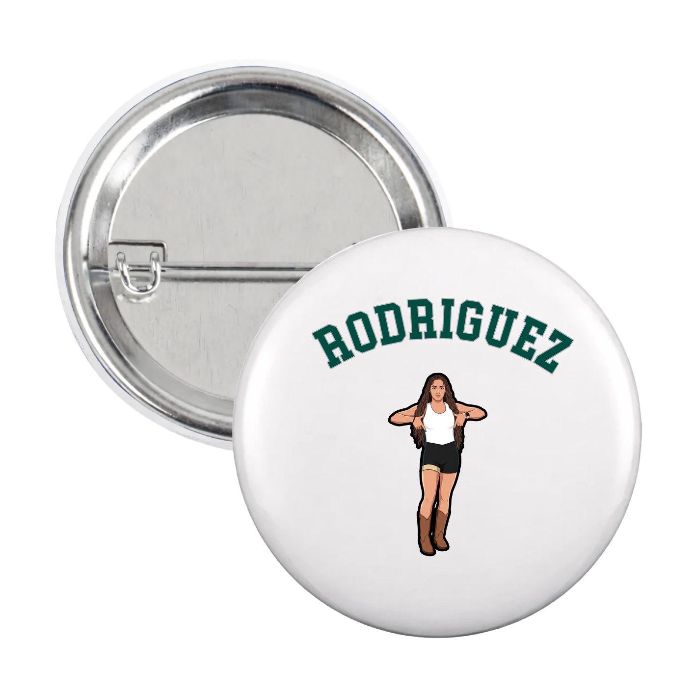Game Day Button — Shirsey Arch in White