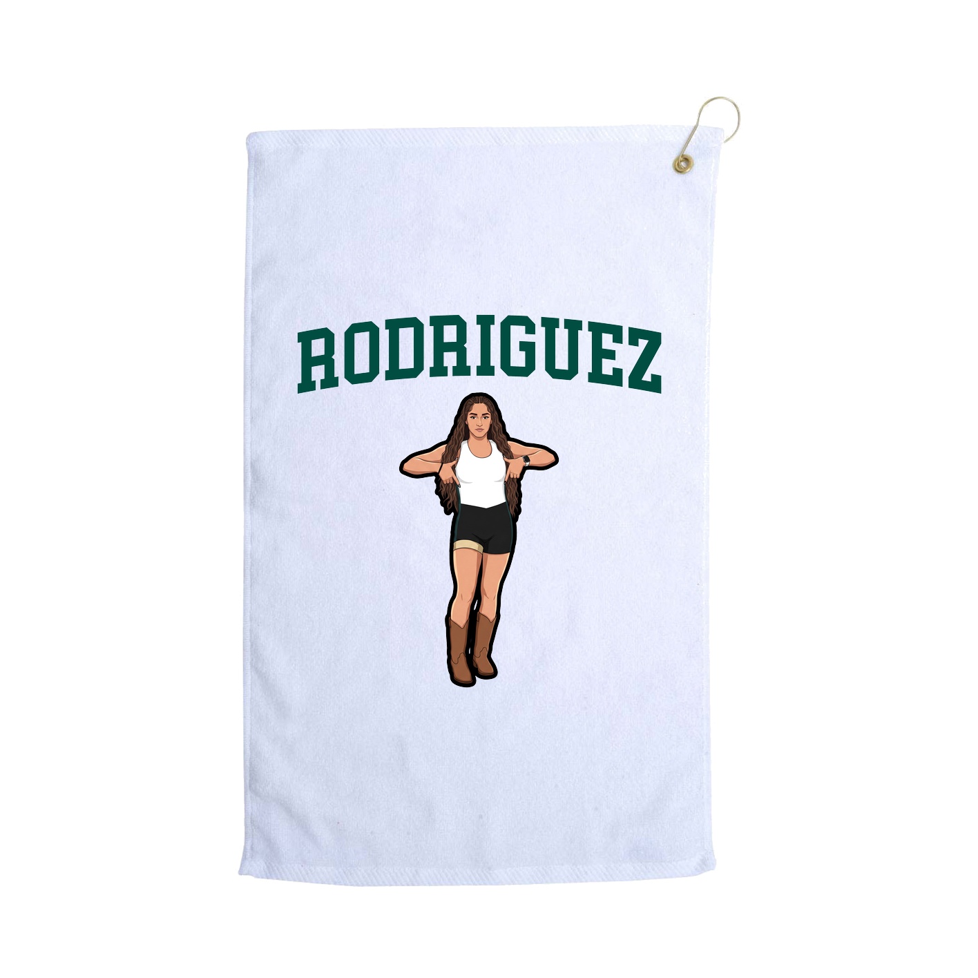 Golf Towel — Shirsey in White