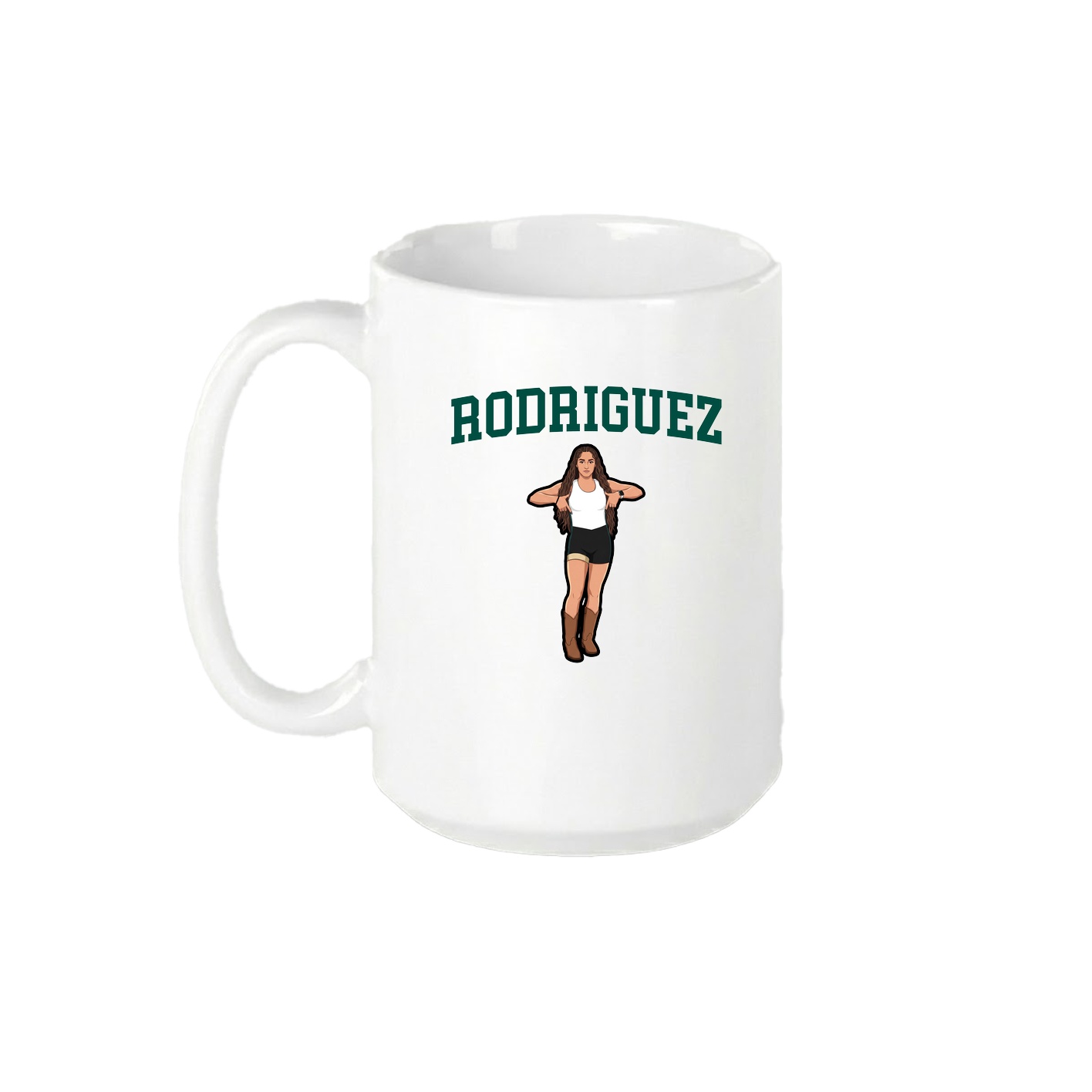 15oz Coffee Mug — Shirsey in White