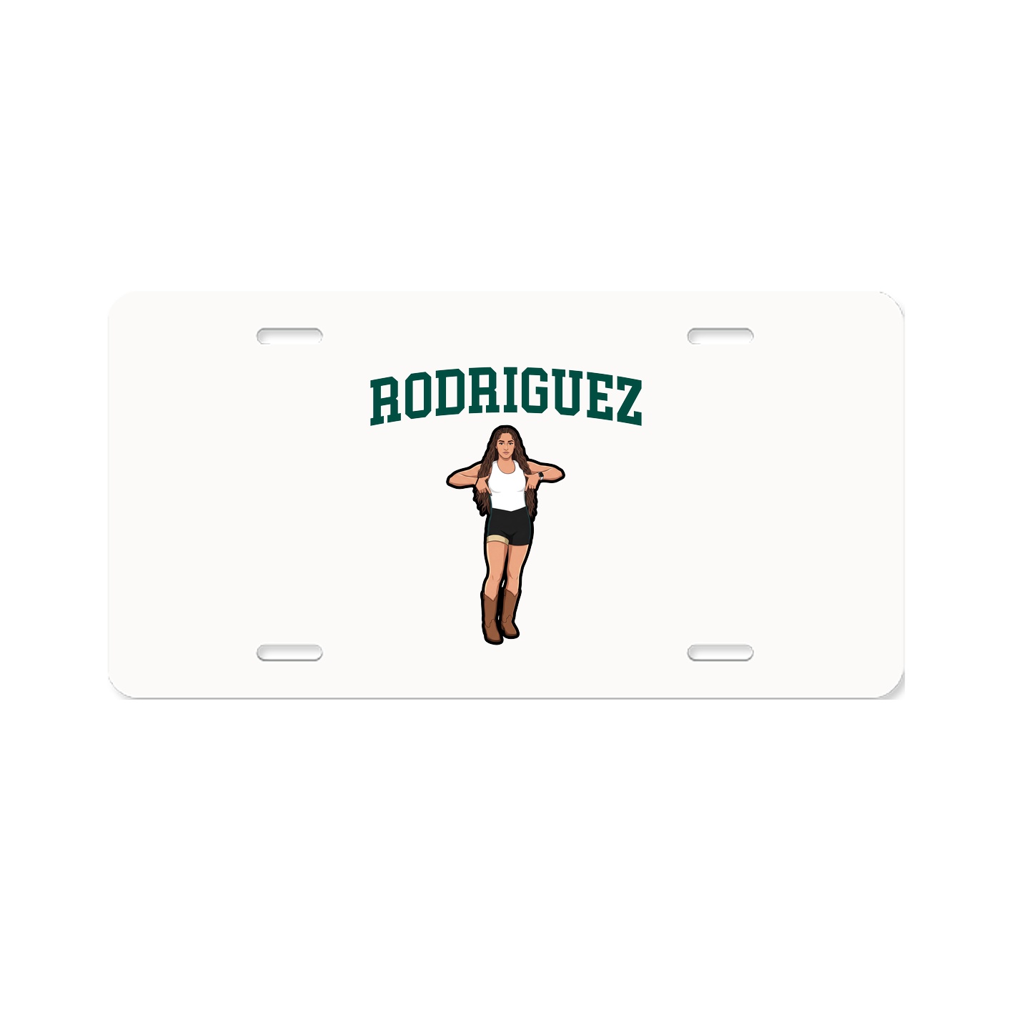 License Plate — Shirsey in Classic