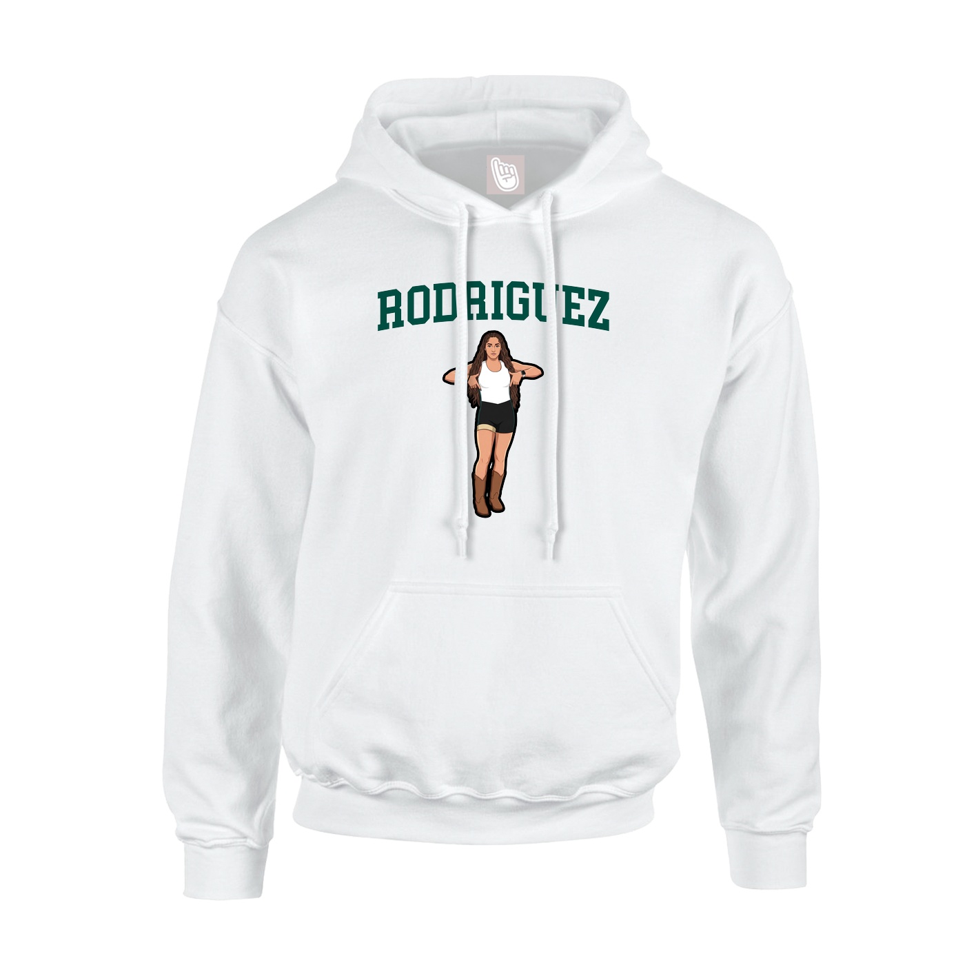 Youth Hoodie — Shirsey in White