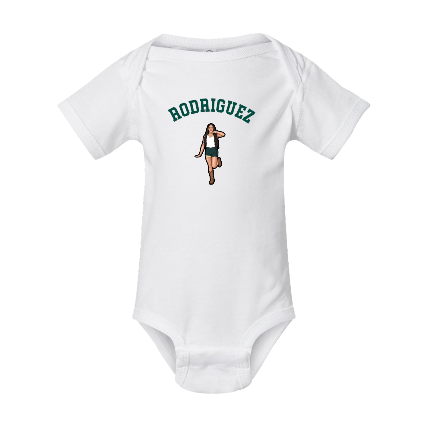 Baby Onesie — Shirsey Arch in White