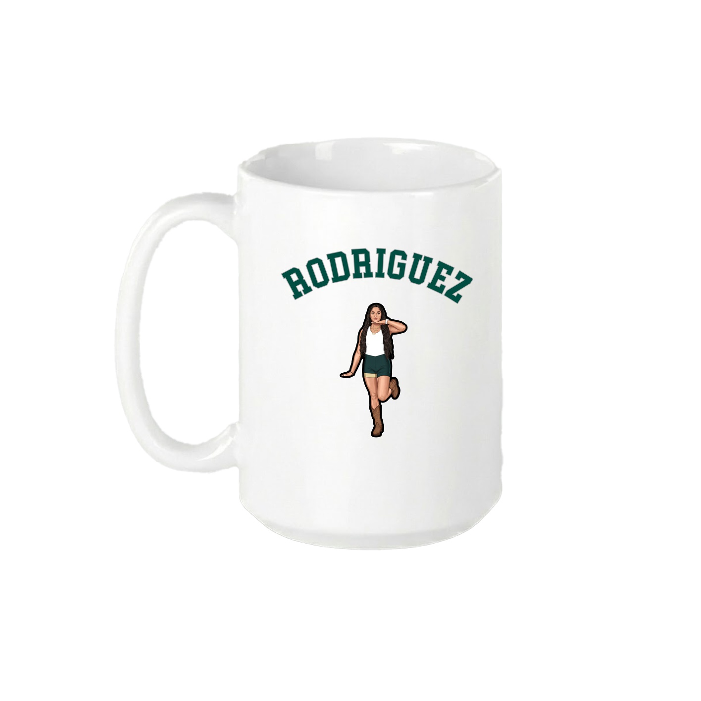 15oz Coffee Mug — Shirsey Arch in White