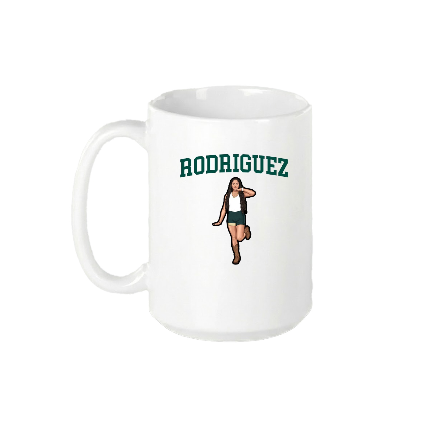 15oz Coffee Mug — Shirsey in White