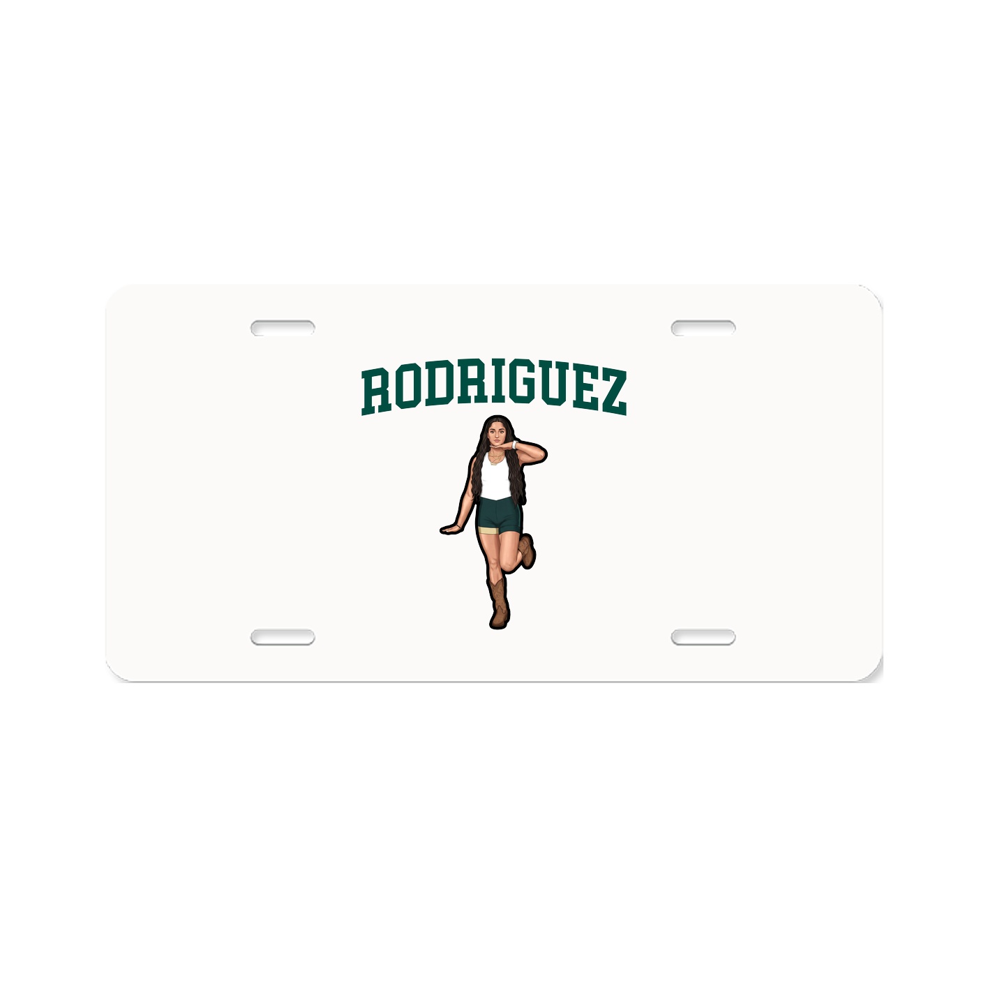 License Plate — Shirsey in Classic